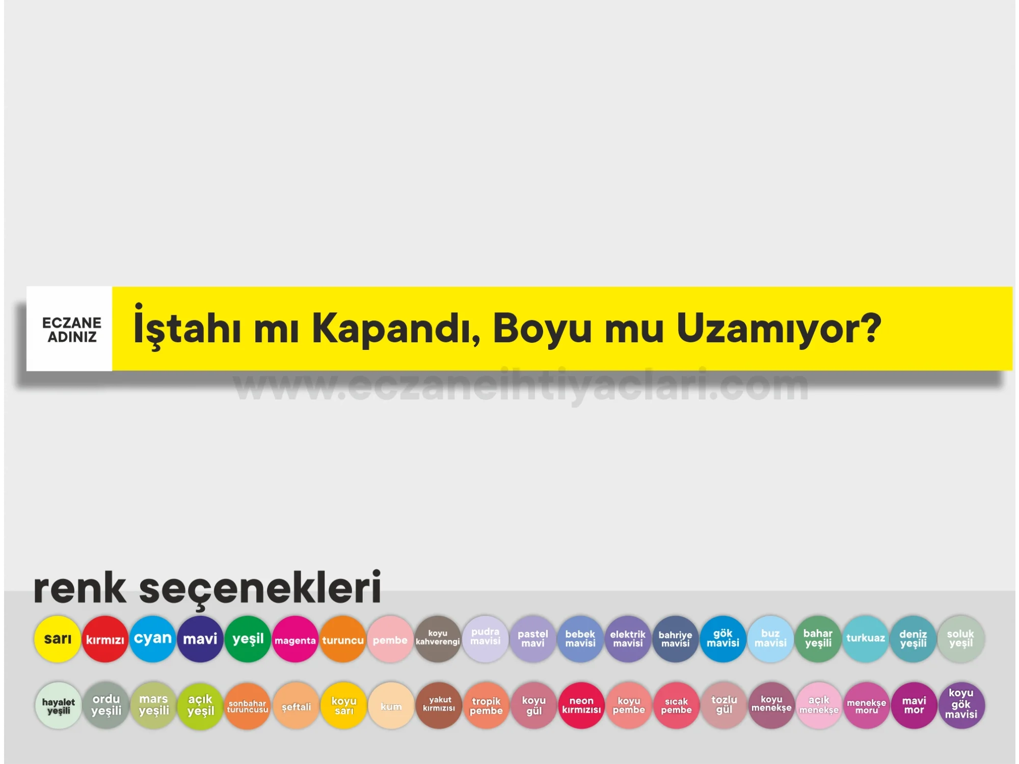 İştahı mı Kapandı, Boyu mu Uzamıyor?