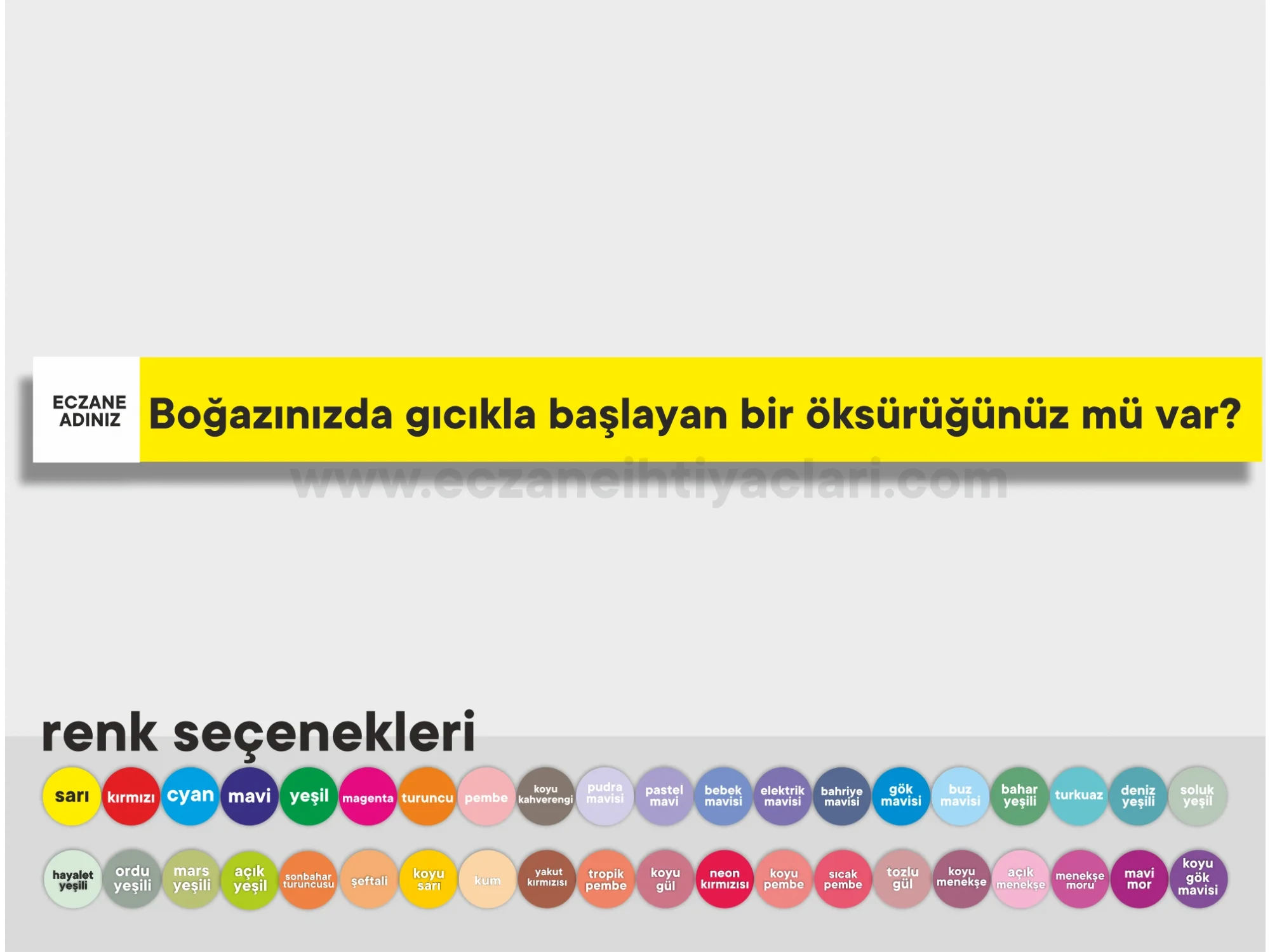 Boğazınızda gıcıkla başlayan bir öksürüğünüz mü var?