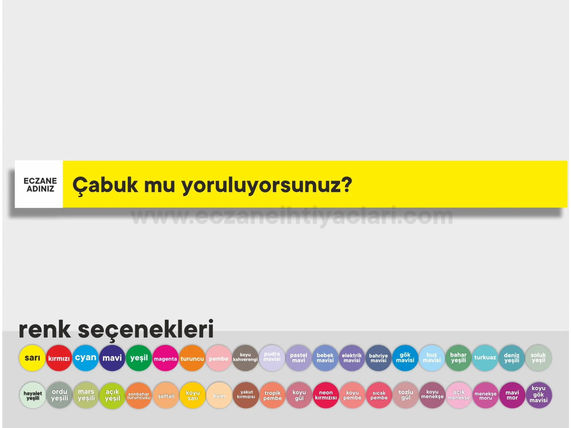 Çabuk mu yoruluyorsunuz?