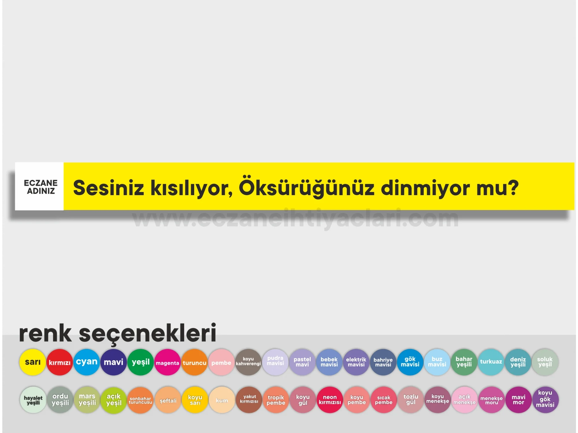 Sesiniz kısılıyor, Öksürüğünüz dinmiyor mu?