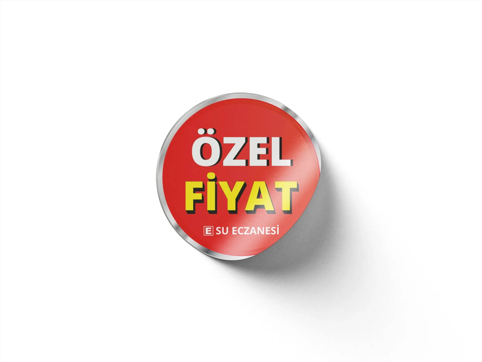 Eczanenize Özel 100 adet 4x4cm Özel Fiyat Etiketi