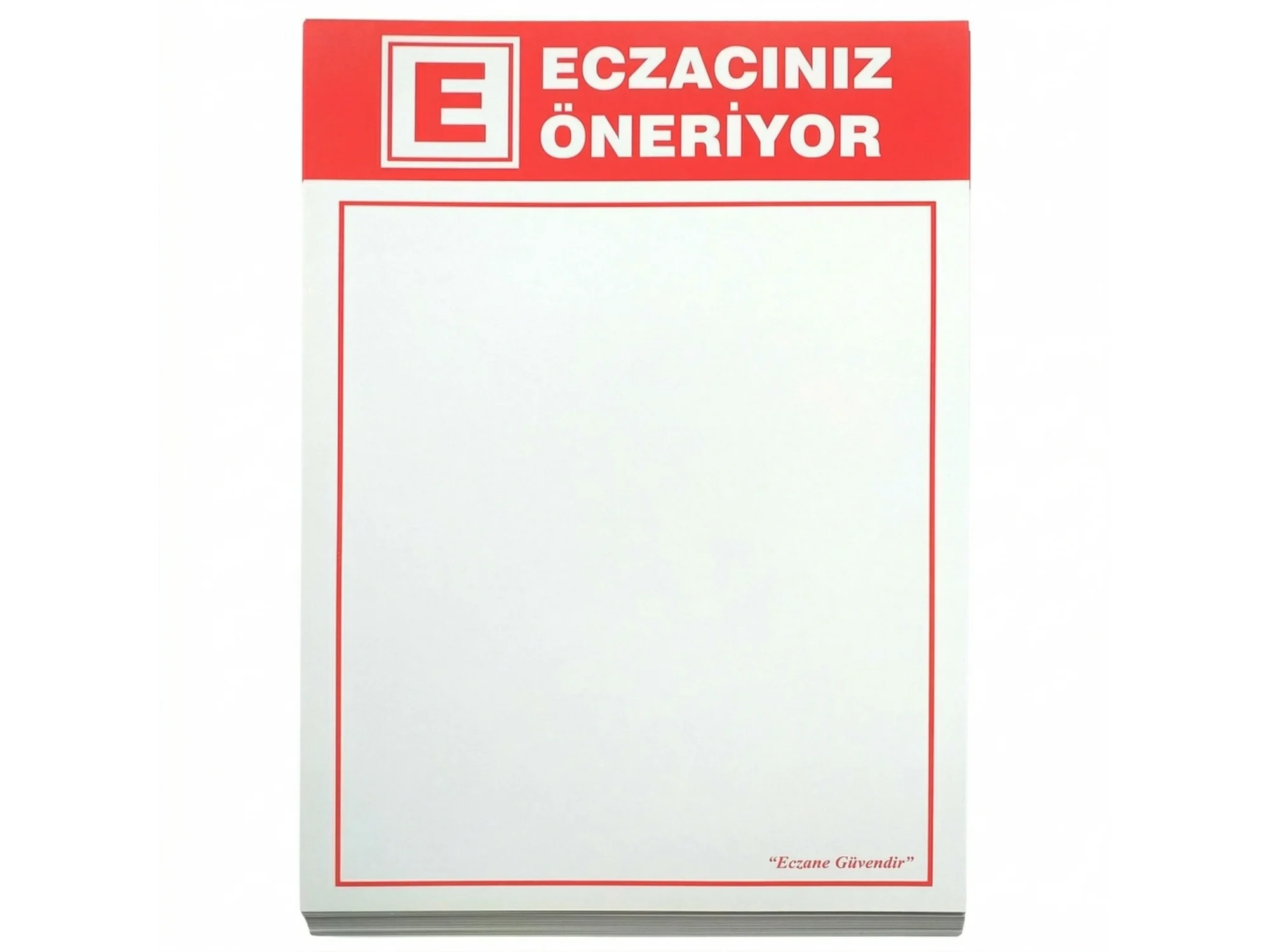 A5 Boyutunda Tanıtım Kartı Etiket 25li