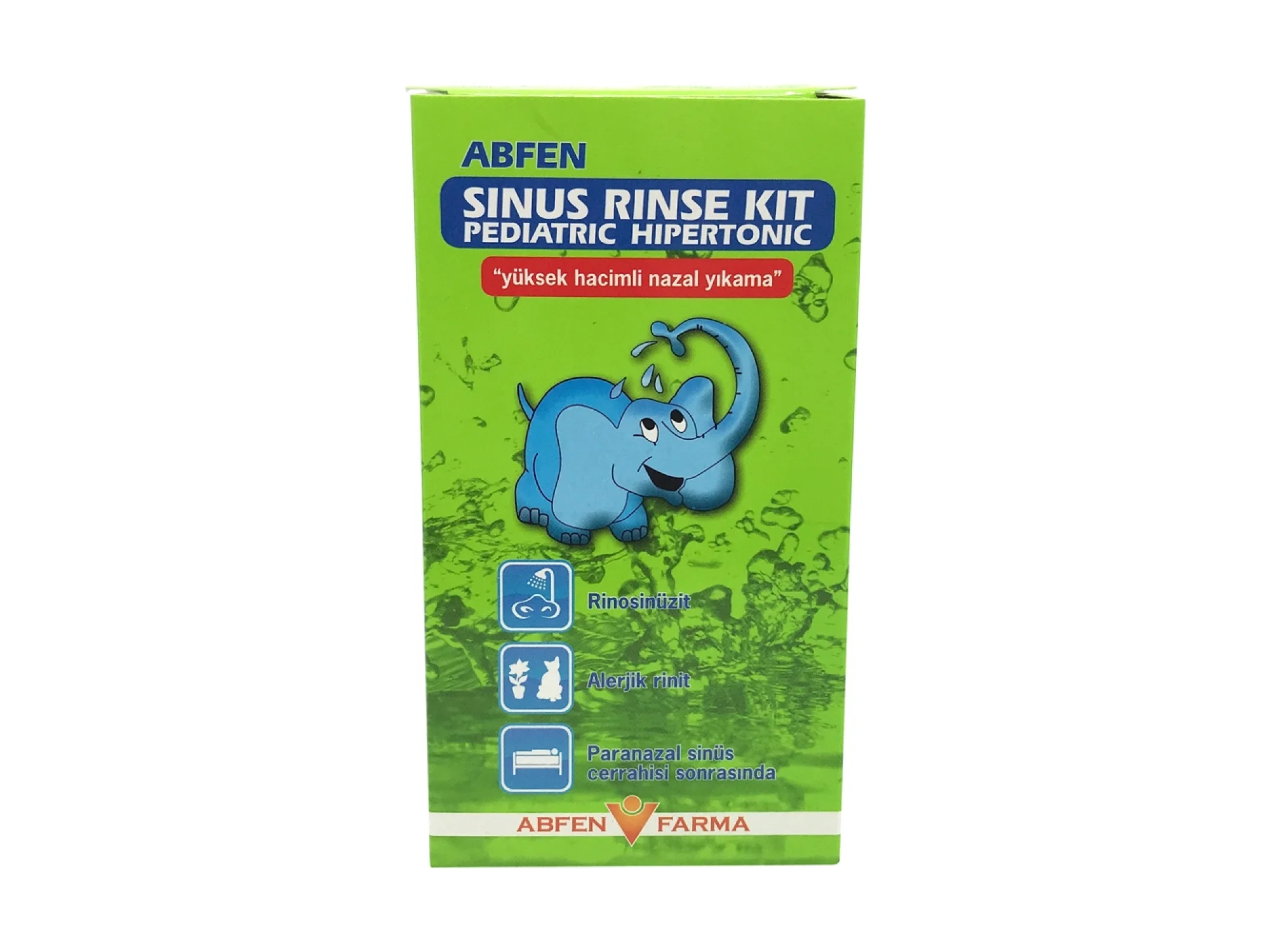 Abfen Sinus Rinse Kit Pediatric Hipertonic