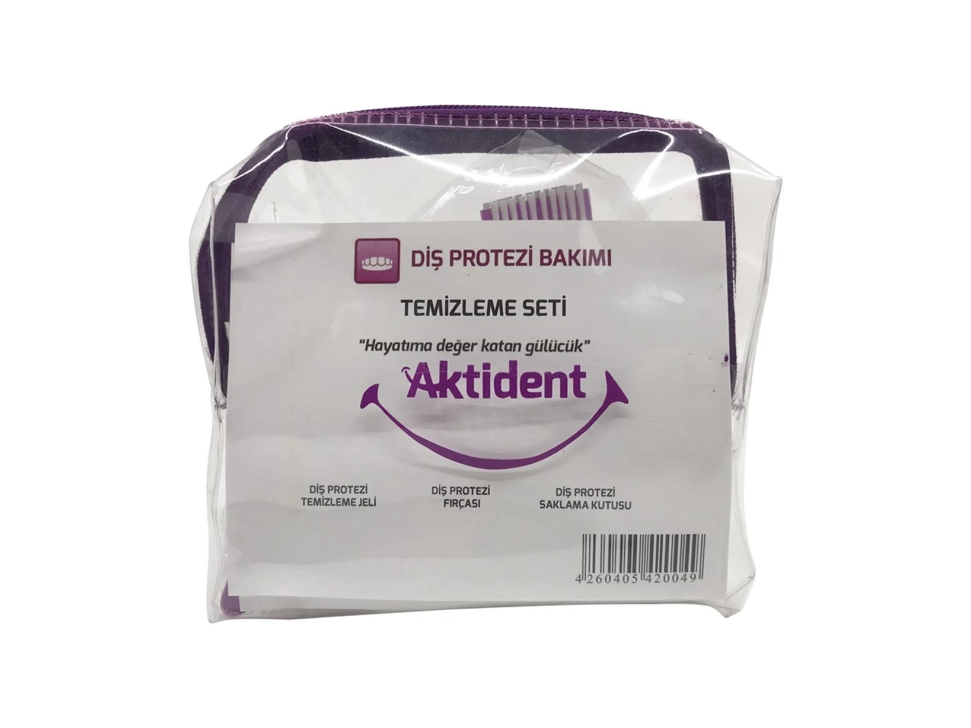 Aktident Temizleme Jeli 50 ml + Temizleme Fırçası Hediyeli