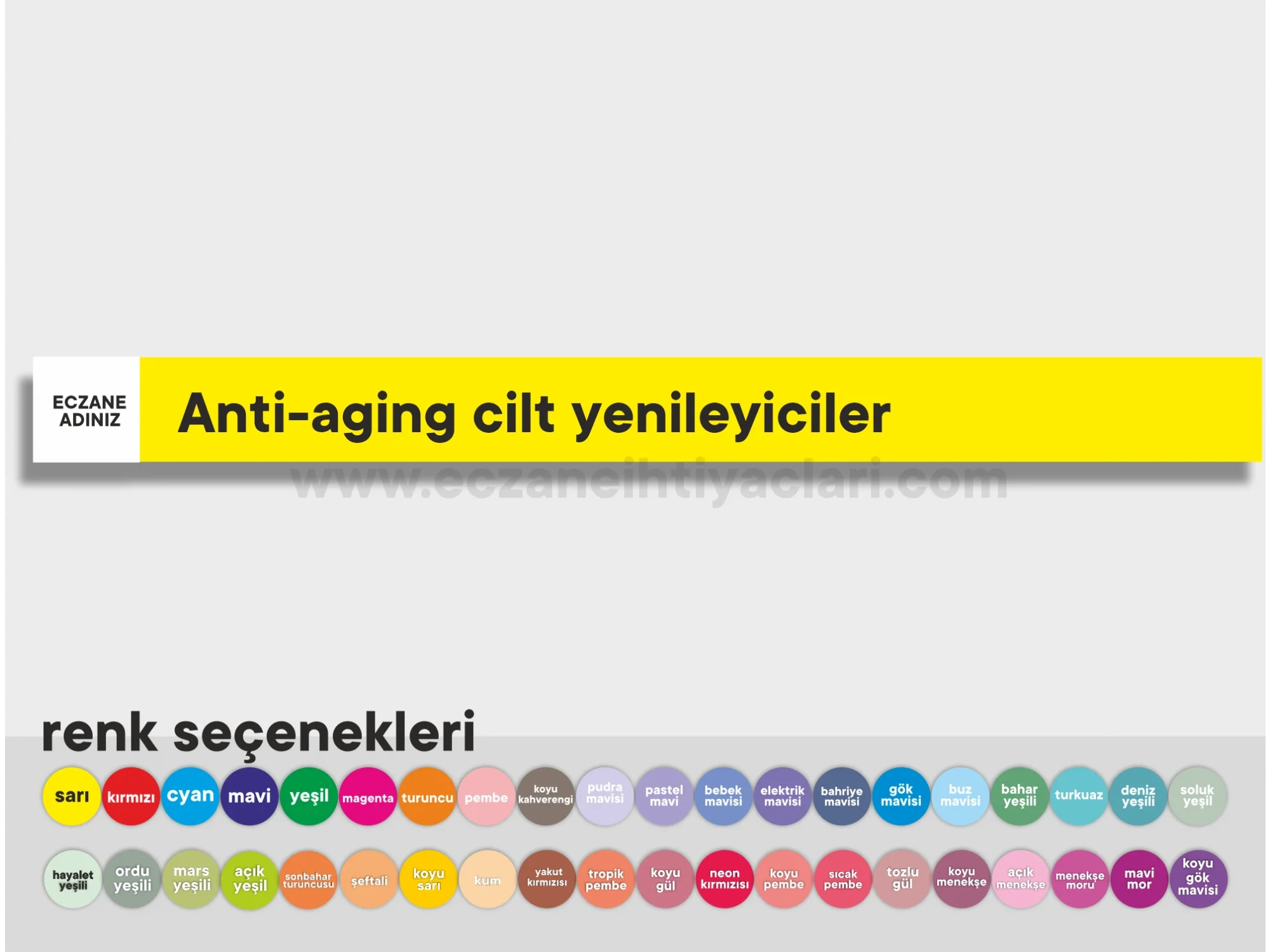 Anti-aging cilt yenileyiciler
