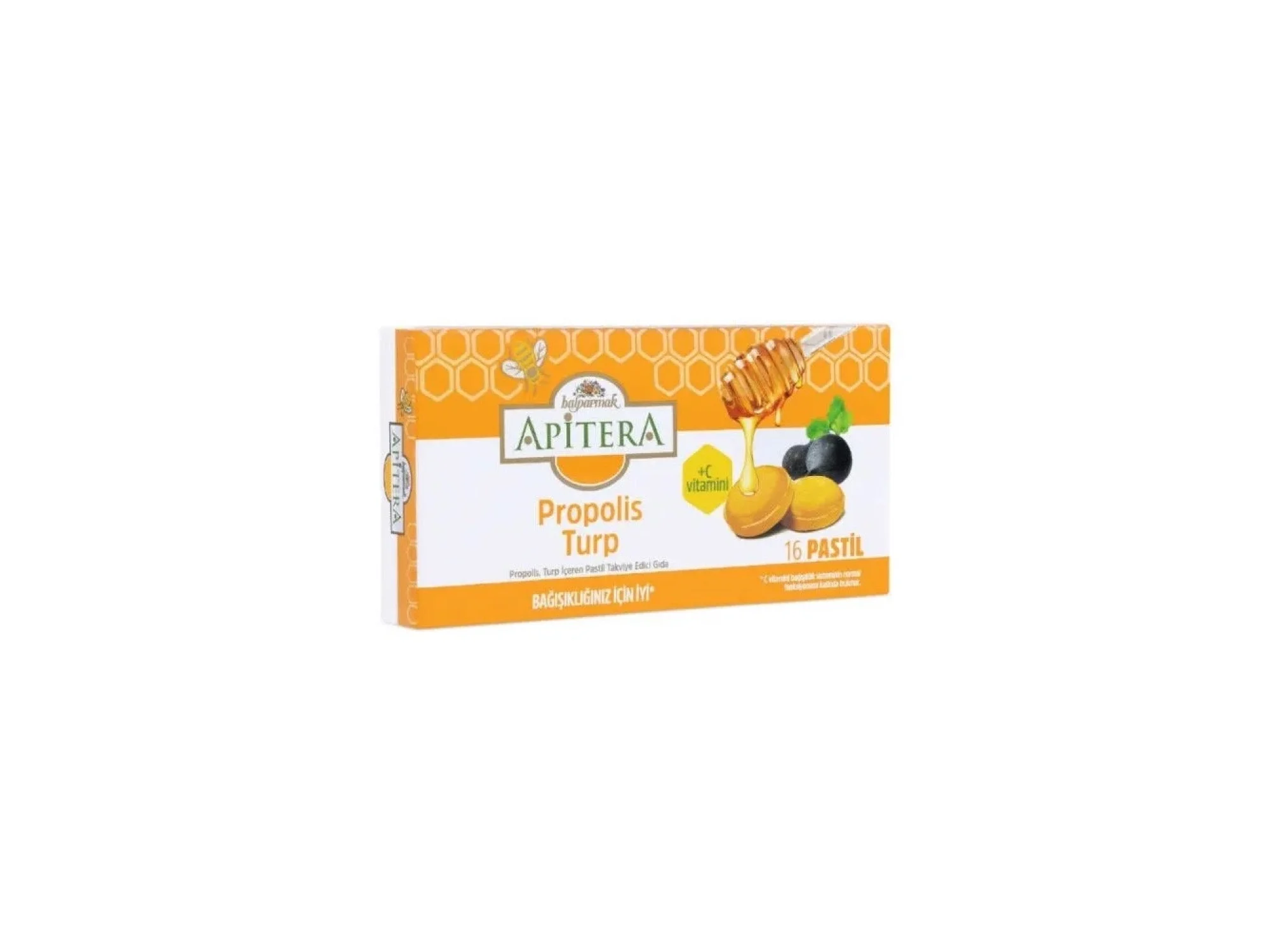 Apitera Turp C Vitamini ve Propolis İçeren Pastil