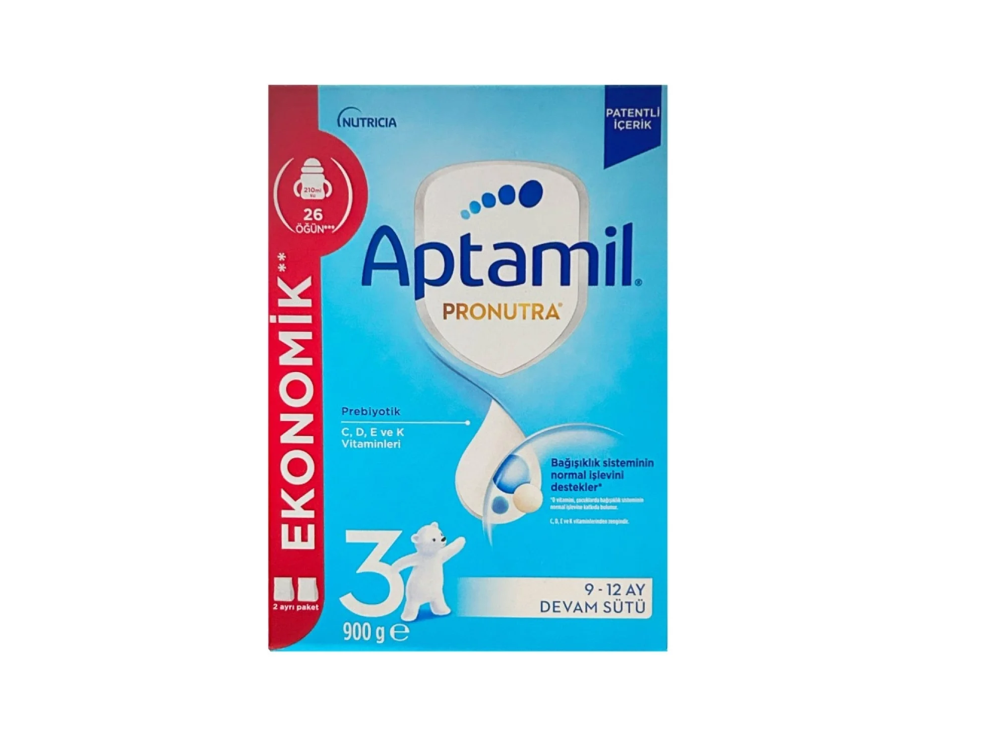 Aptamil Pronutra 3 Devam Sütü 900 gr - Ekonomik Paket