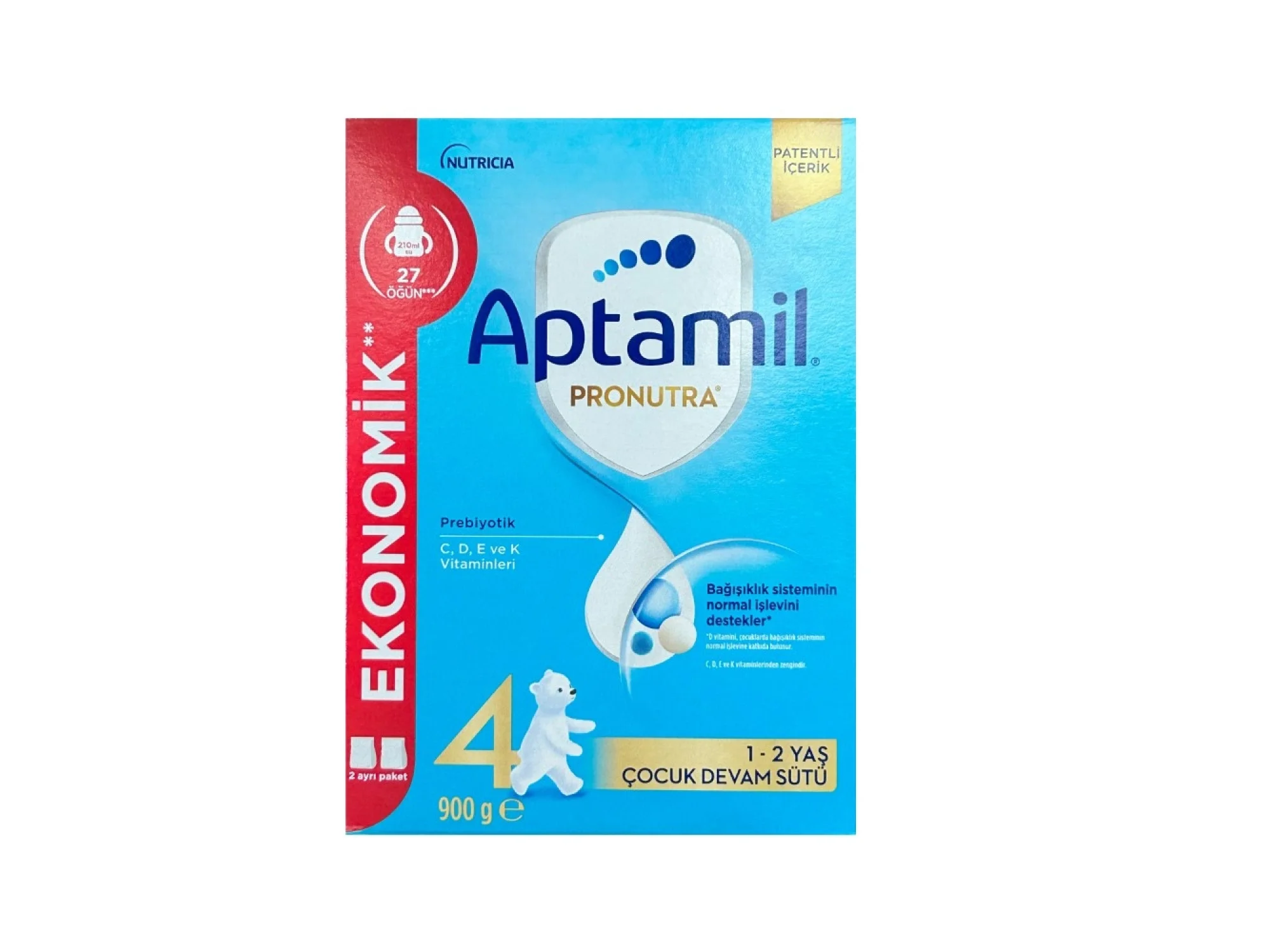Aptamil Pronutra 4 Devam Sütü 900 gr - Ekonomik Paket