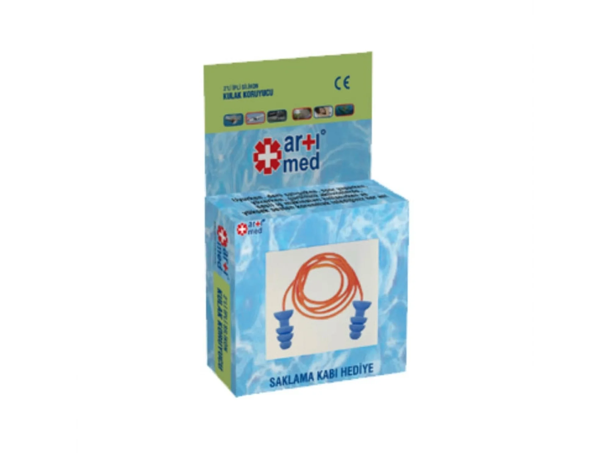 Artımed İkili İpli Silikon Kulak Koruyucu