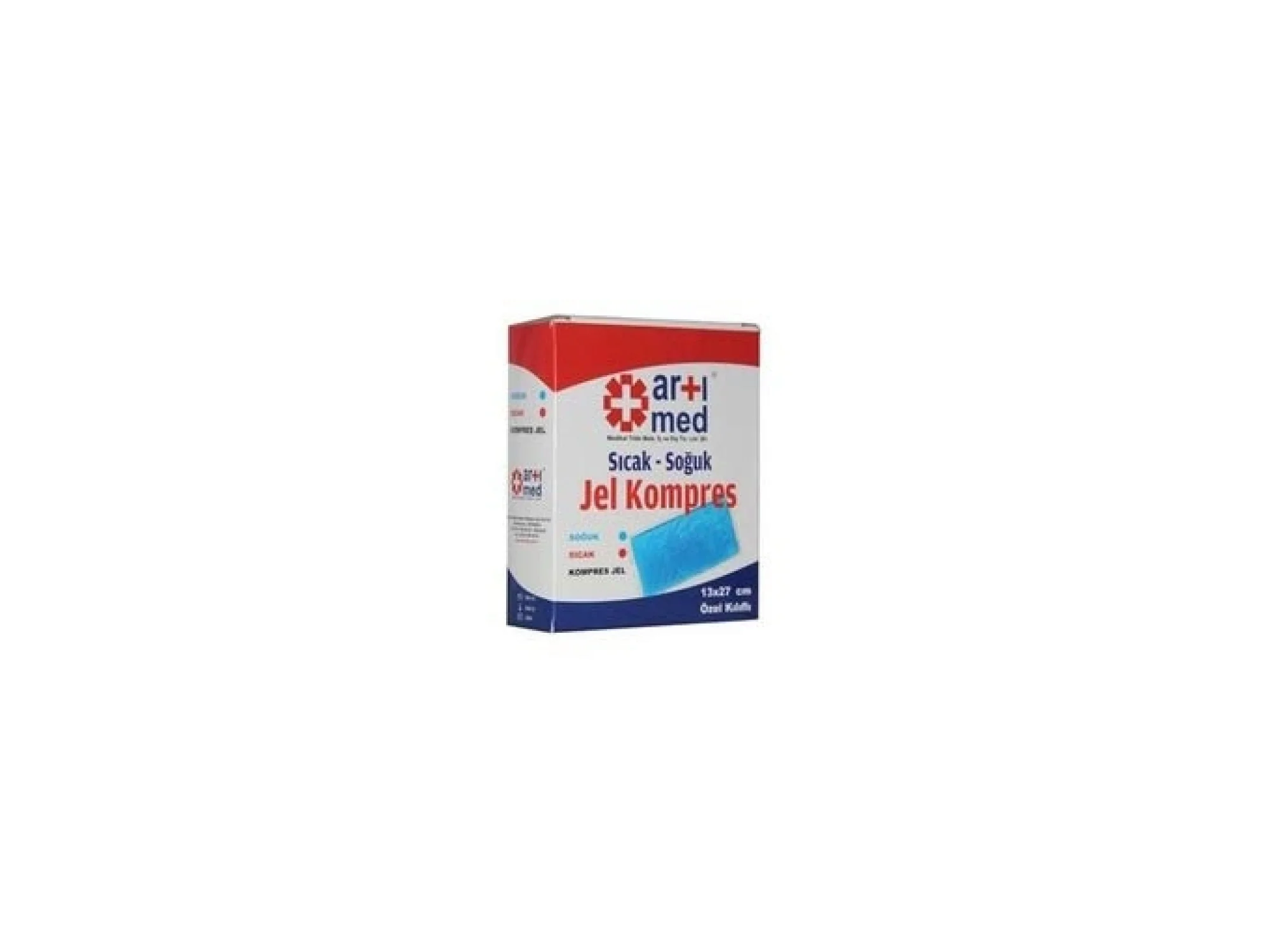 Artımed Sıcak Soğuk Jel Kompres 13cm x 27cm Özel Kılıflı