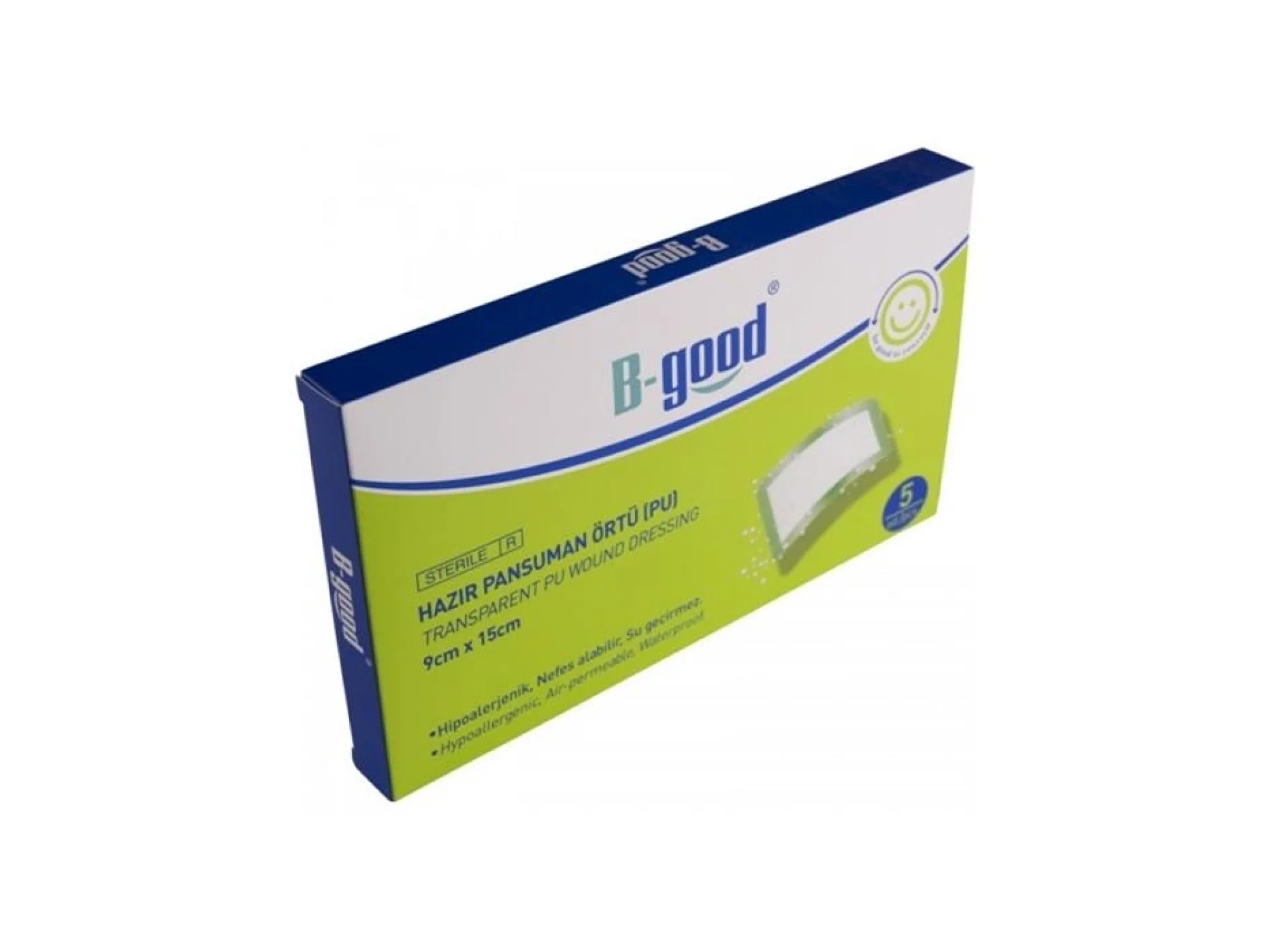 B-Good Hazır Pansuman Örtü 9 cm x 15 cm 5li
