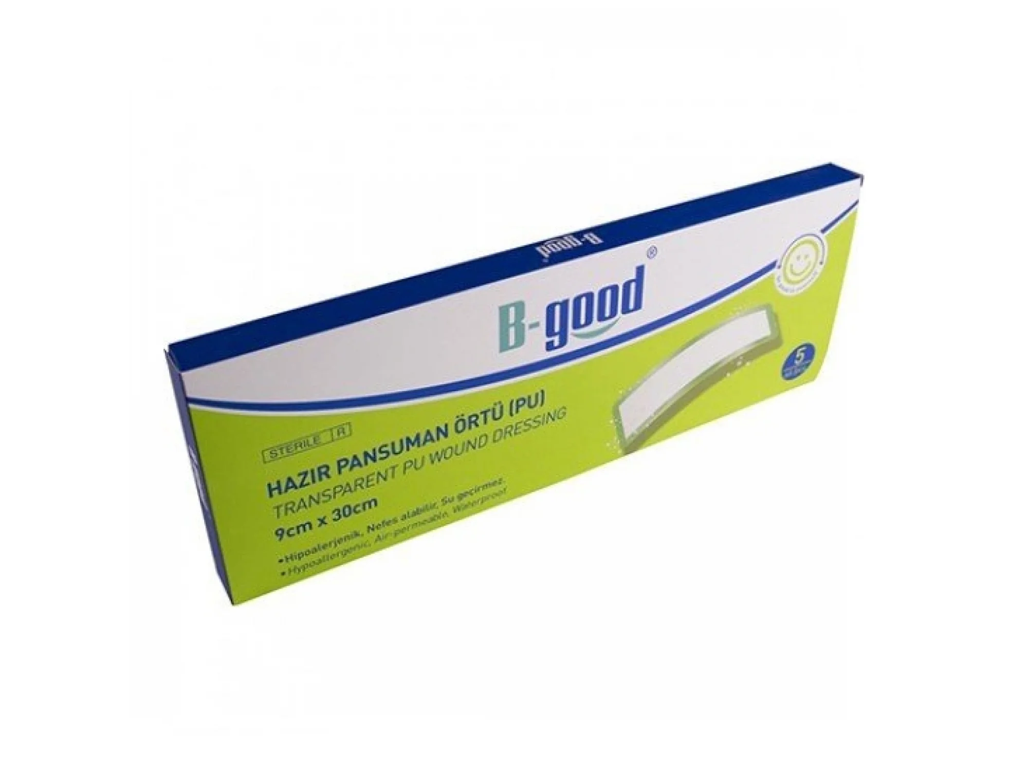 B-Good Hazır Pansuman Örtü 9 cm x 30 cm - 5 Adet