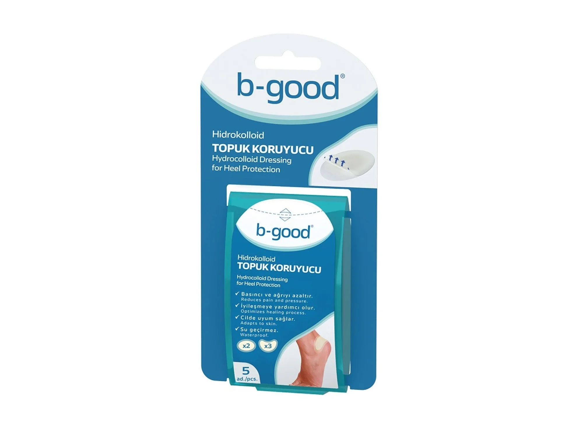 B-Good Hidrokoloid Topuk Bandı 5li