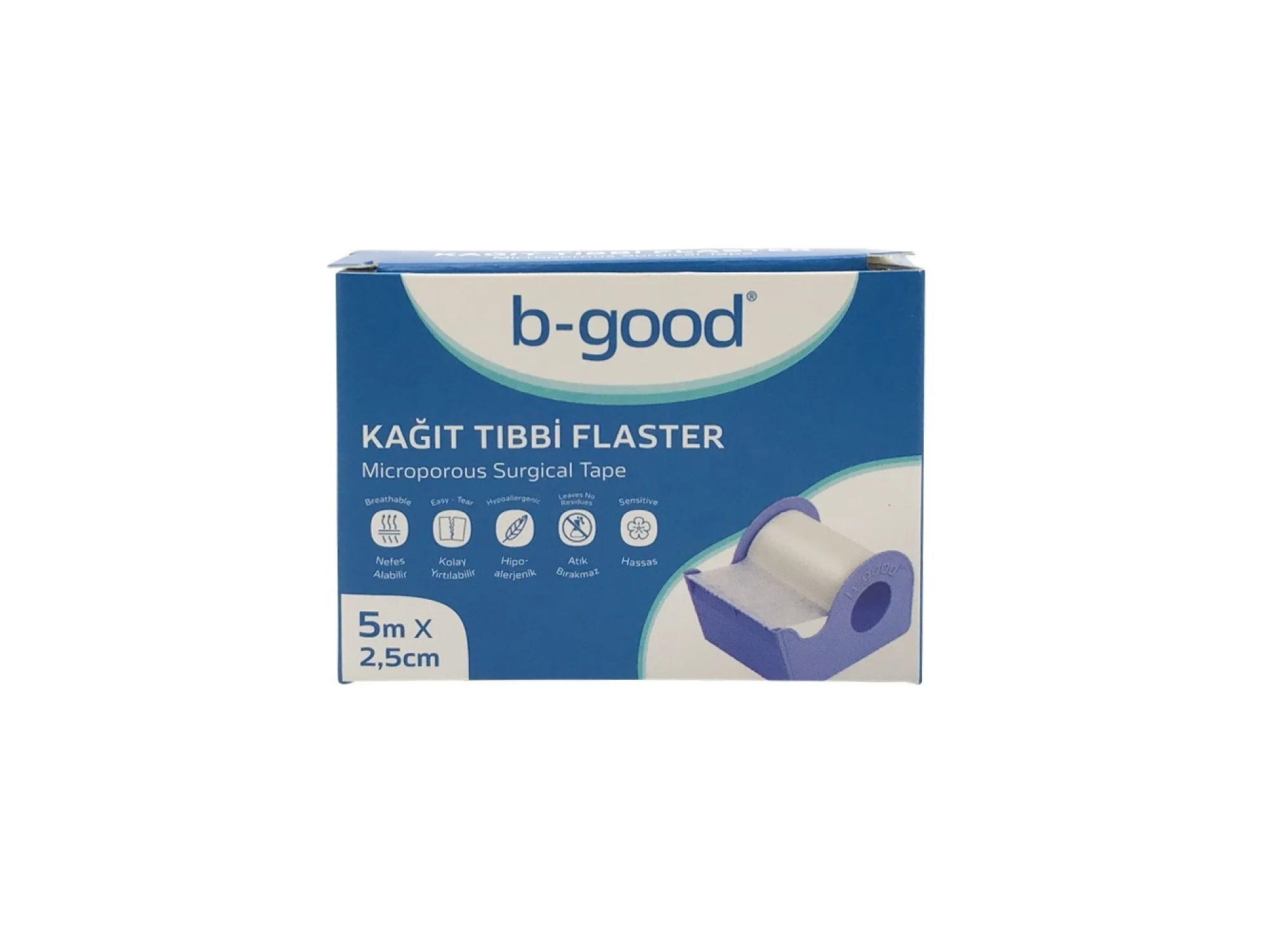 B-Good Kağıt Tıbbi Flaster 5m x 2,5cm