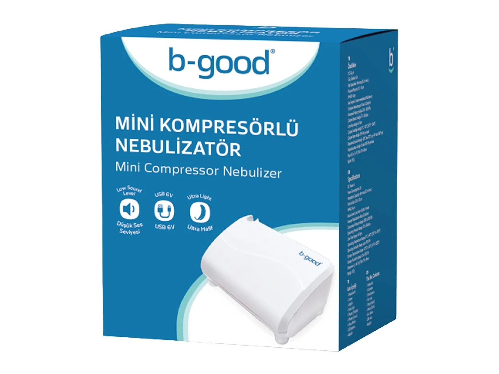 B-Good Mini Nebulizatör Cihazı