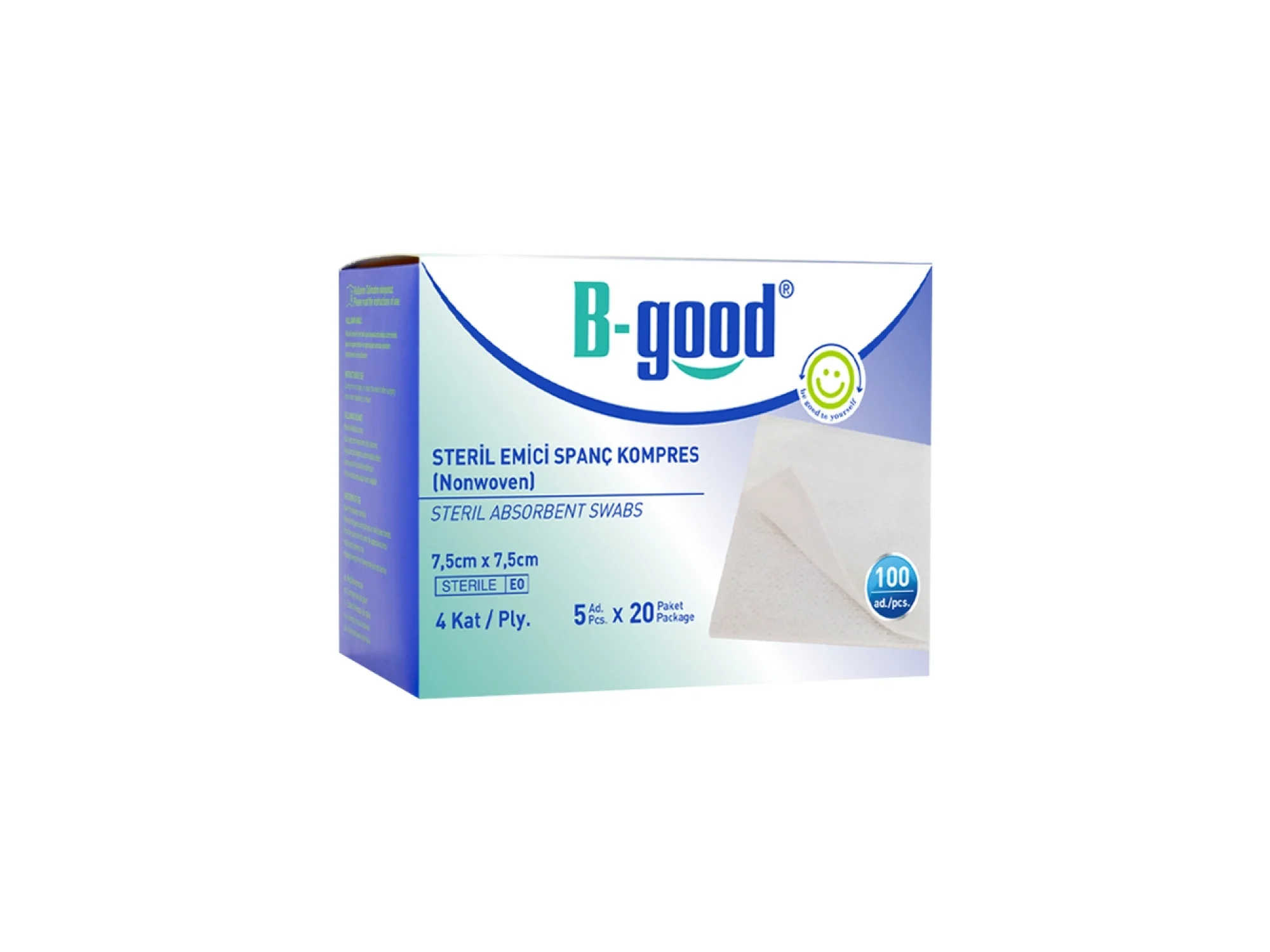 B-Good Steril Emici Spanç Kompres 100lü