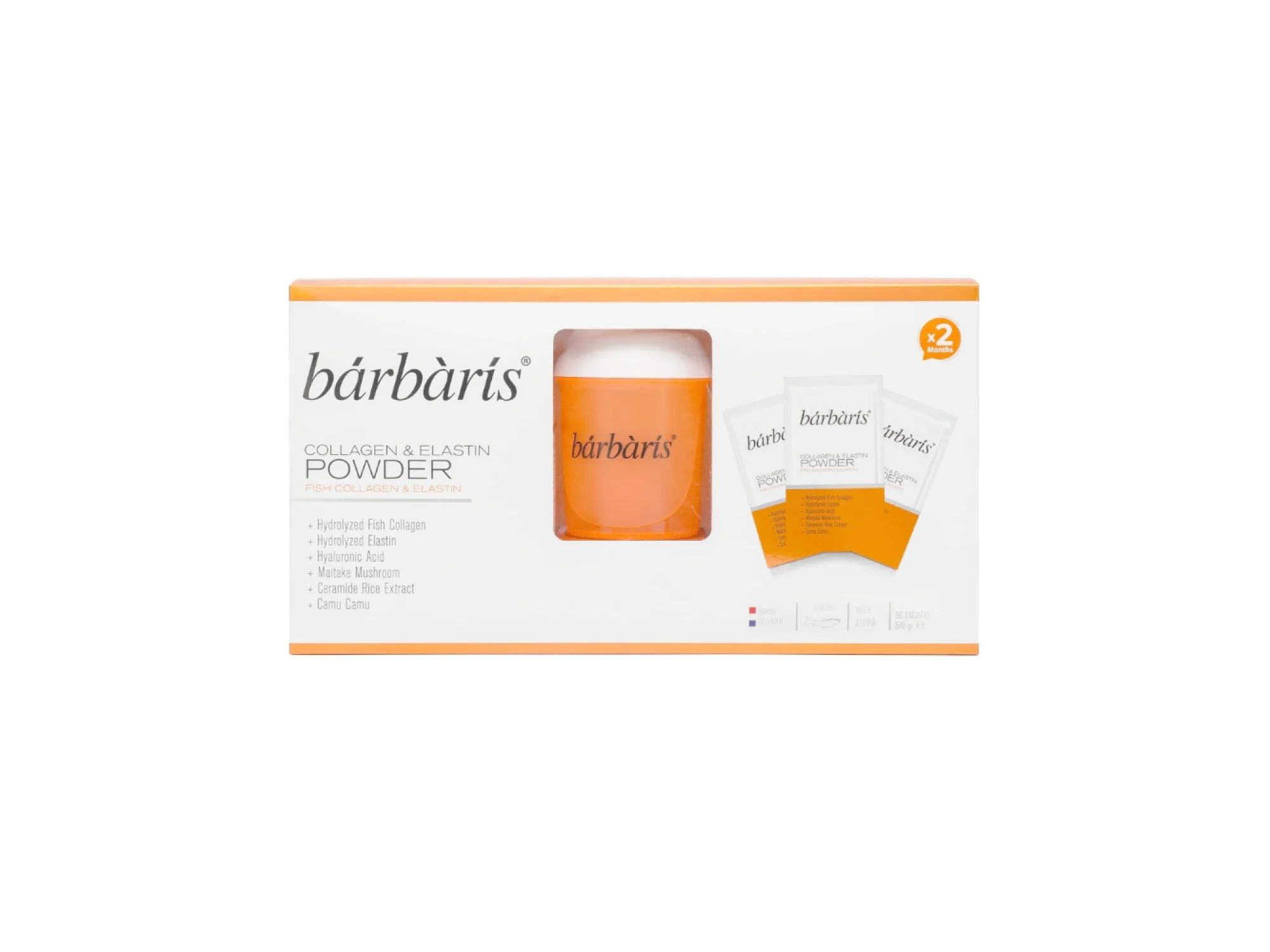 Barbaris Kolajen  Elastin Powder 30 Şase-2 Paket