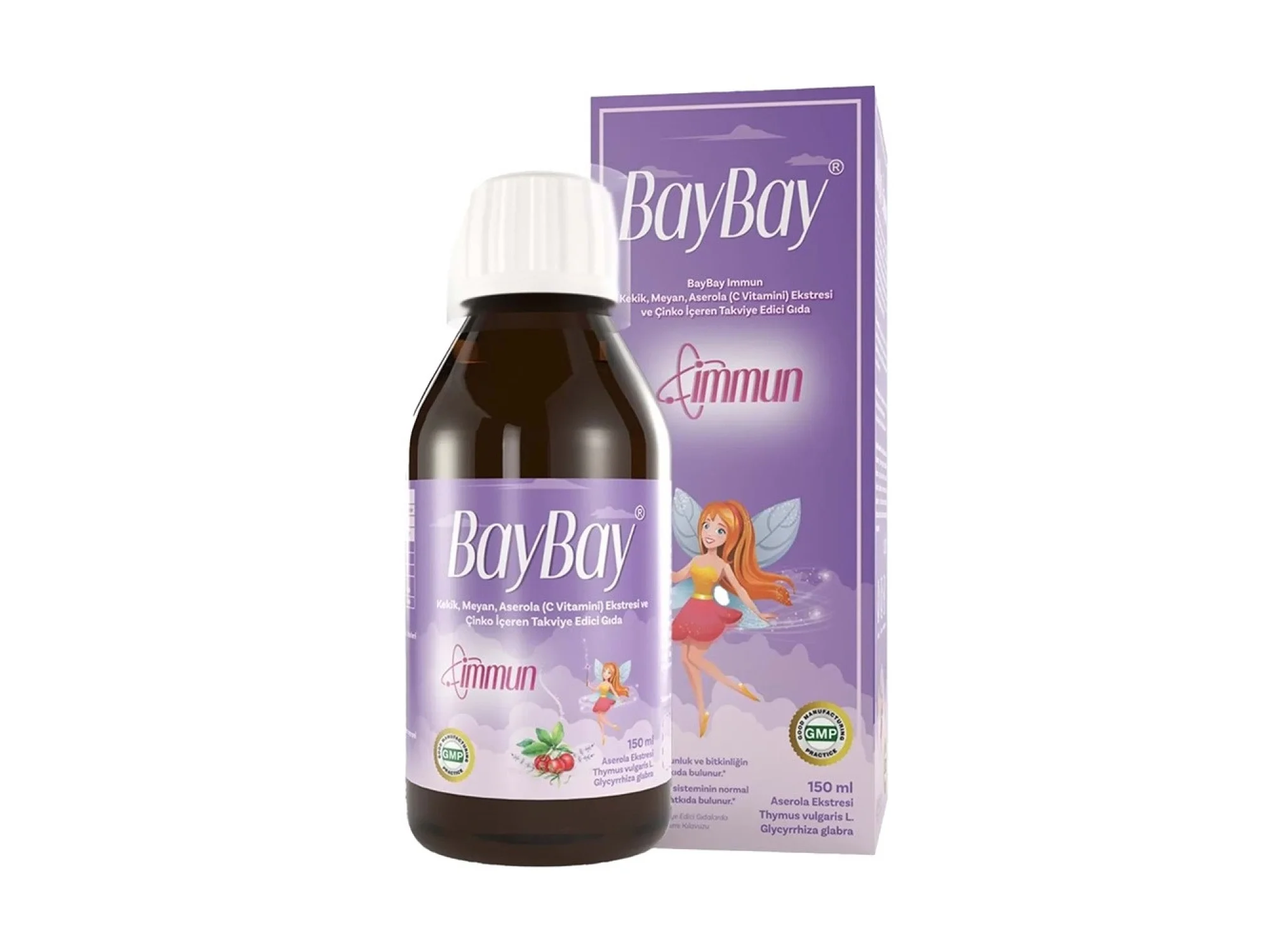 Baybay Immun Kekik Meyan Aserola İçeren Sıvı 150 ml