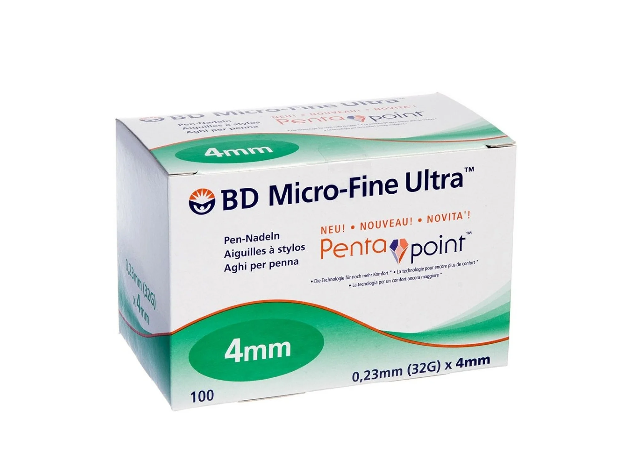 BD Micro-Fine Plus Kalem İğnesi 0,23mm (32G) x 4mm