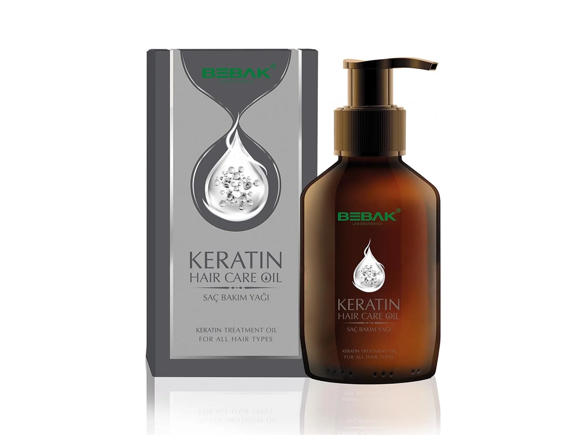 Bebak Keratin Saç Bakım Yağı 100 ml