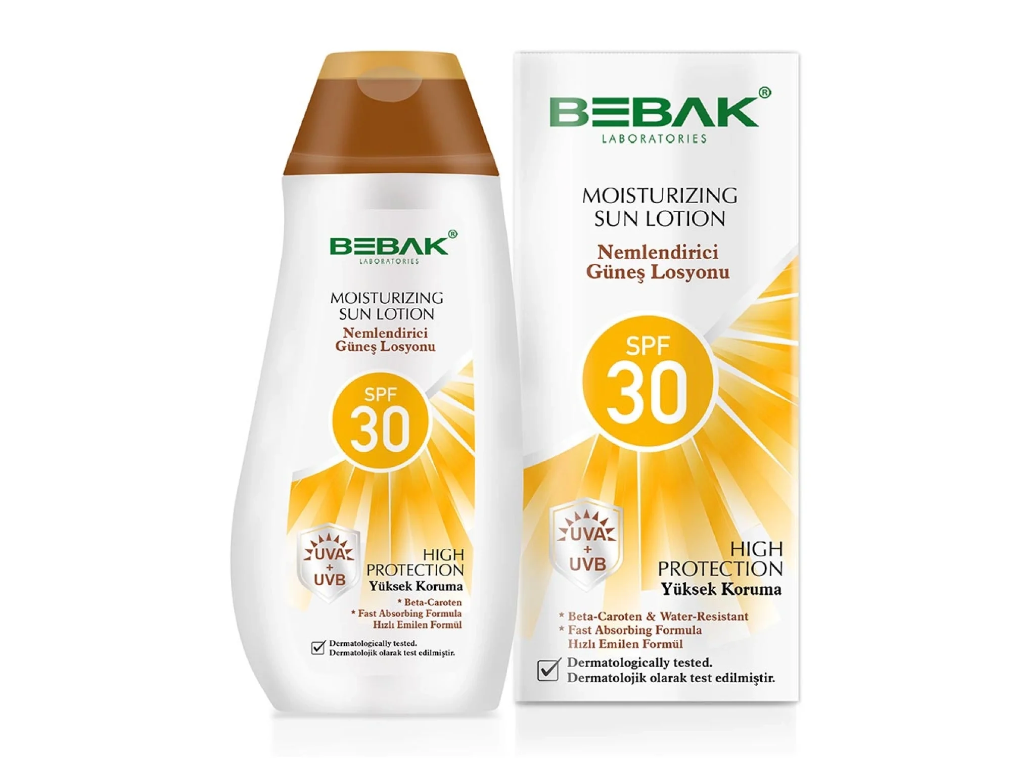 Bebak Moisturizing Sun Lotion SPF30 200 ml - Güneş Koruyucu