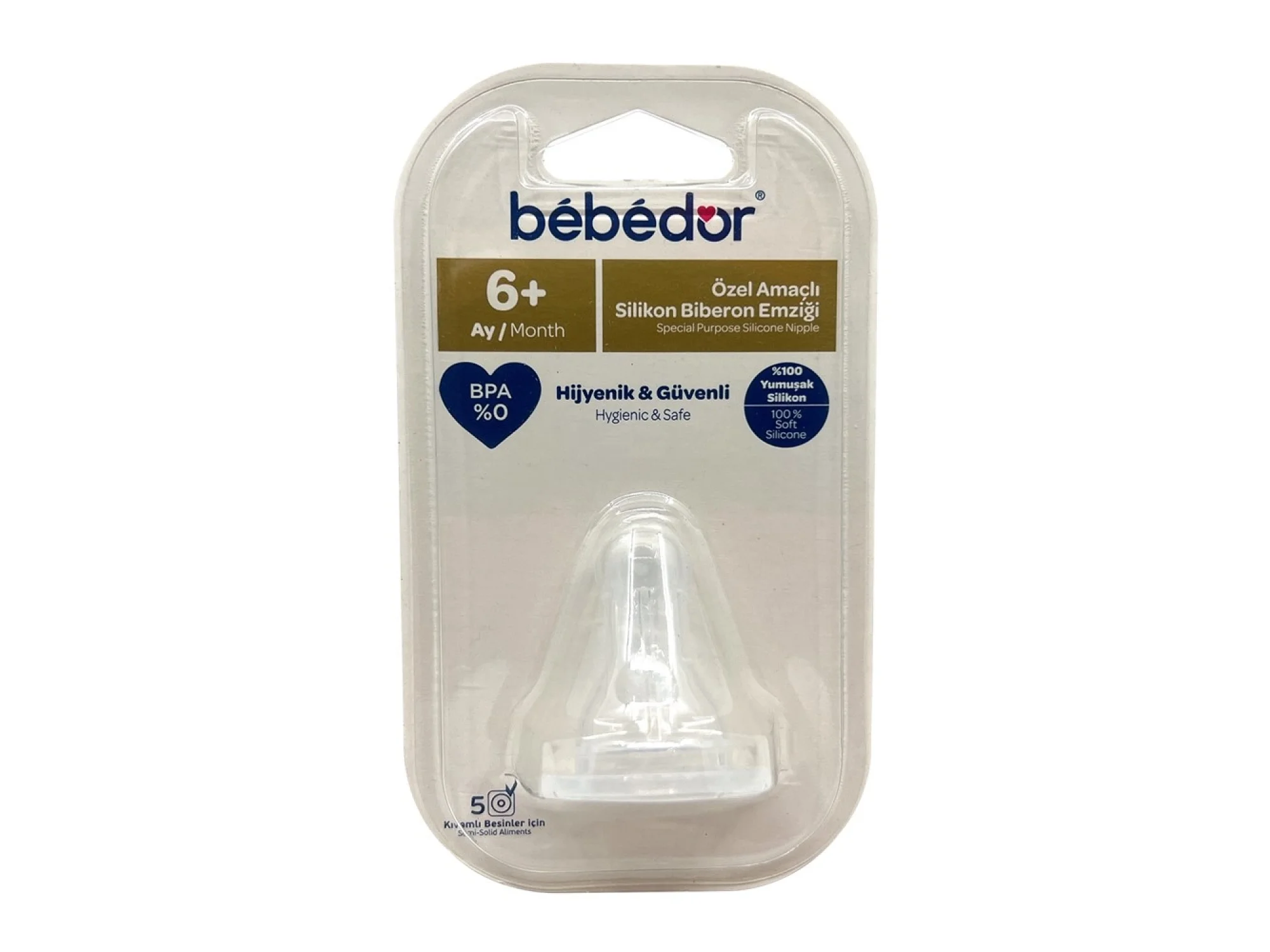 Bebedor 305 Biberon Emziği Yarı Akışkan
