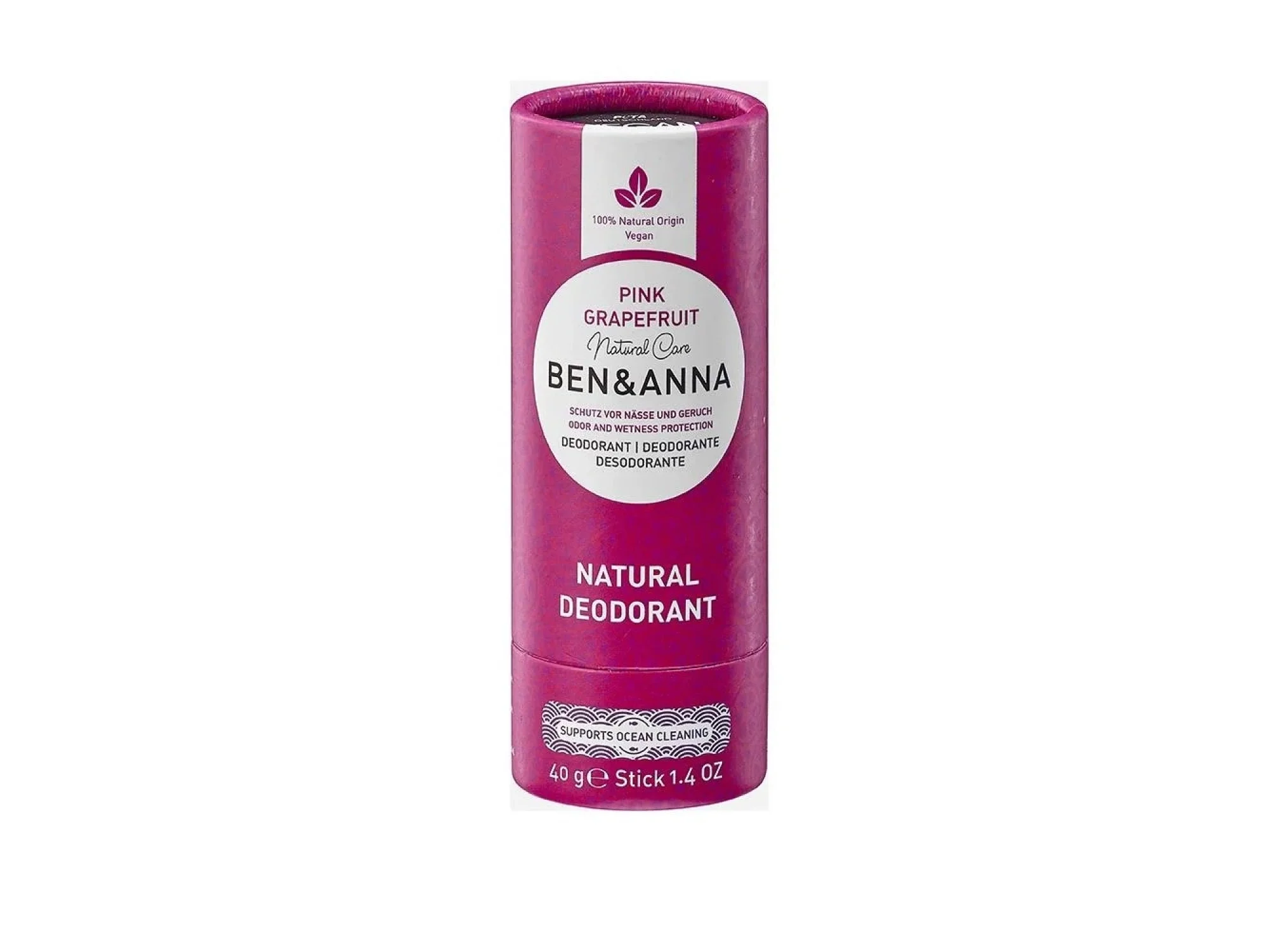Ben  Anna Natural Deostick Pink Grapefruit 40 gr