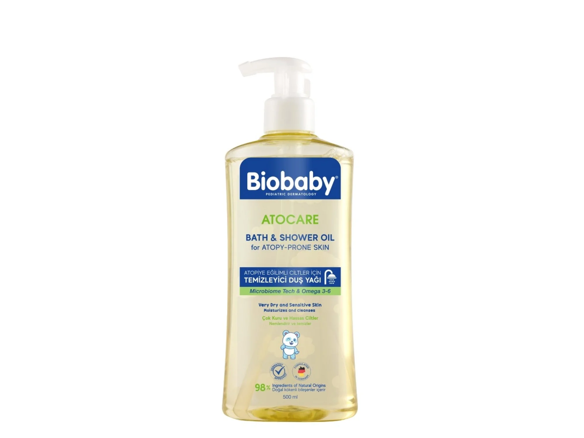Biobaby Atocare Temizleyici Banyo Duş Yağı 500 ml
