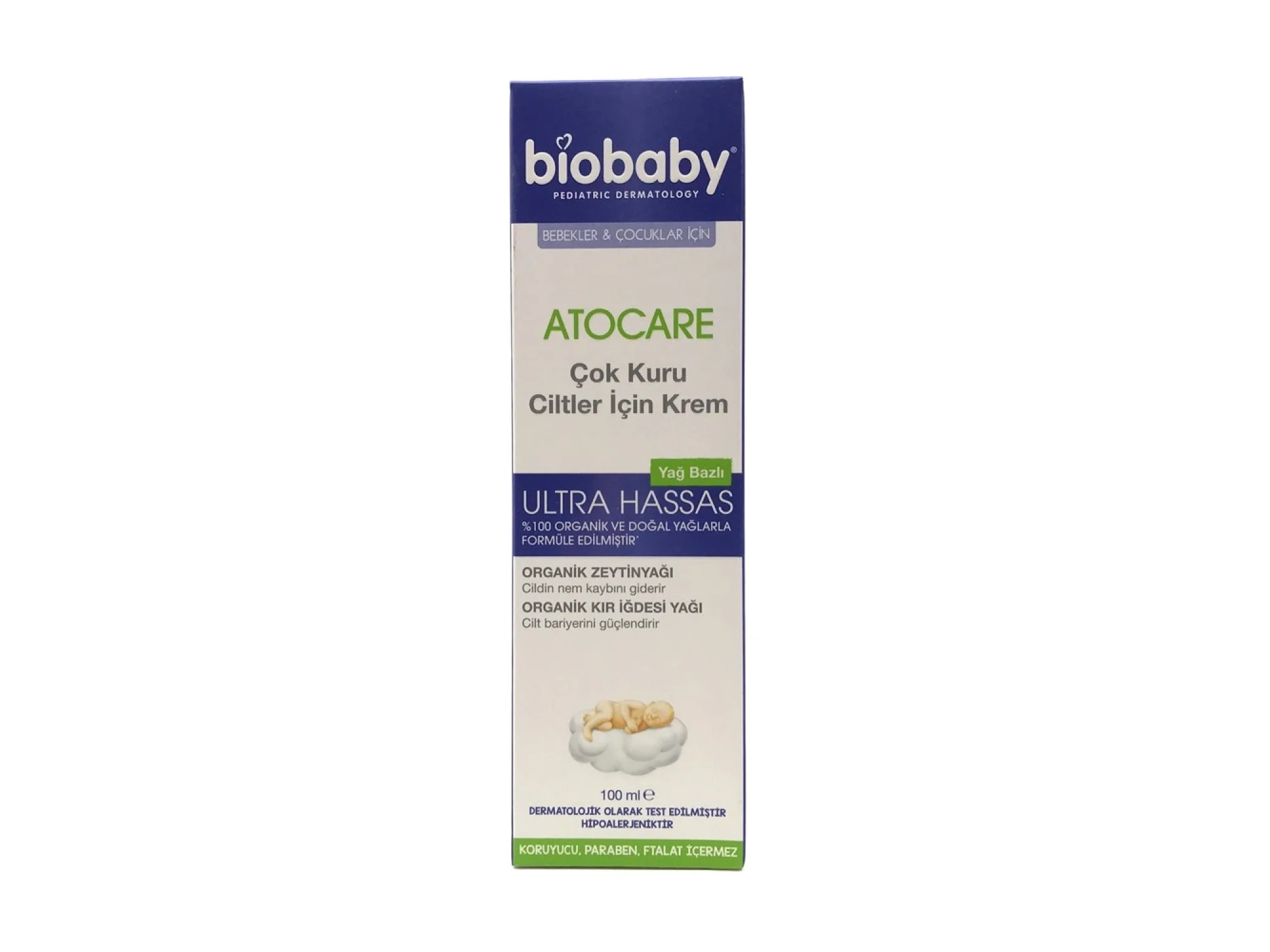 Biobaby Kuru ve Atopik Ciltler İçin Krem 100 ml