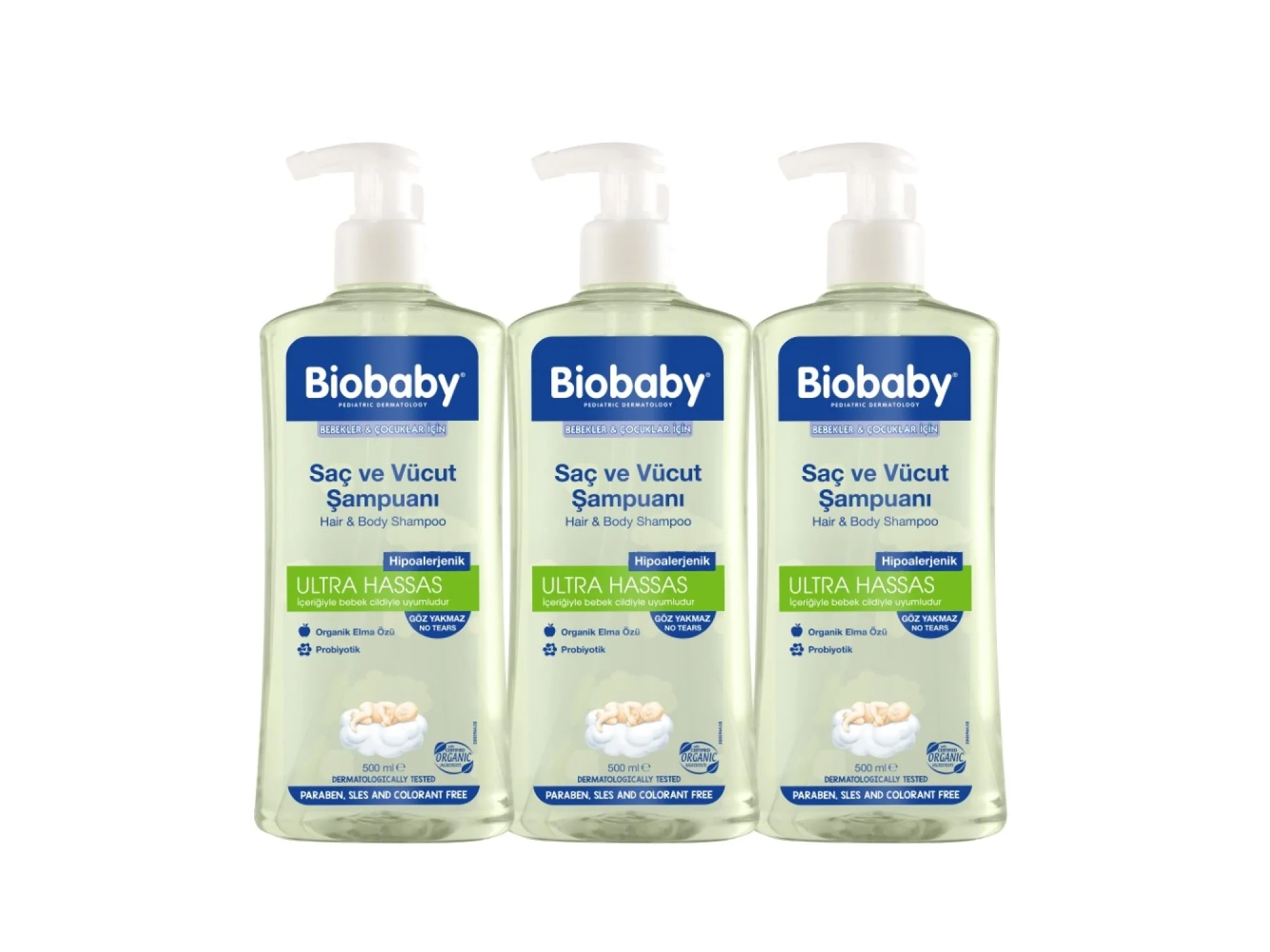 Biobaby Şampuan 500 ml - 3 Al 2 Öde