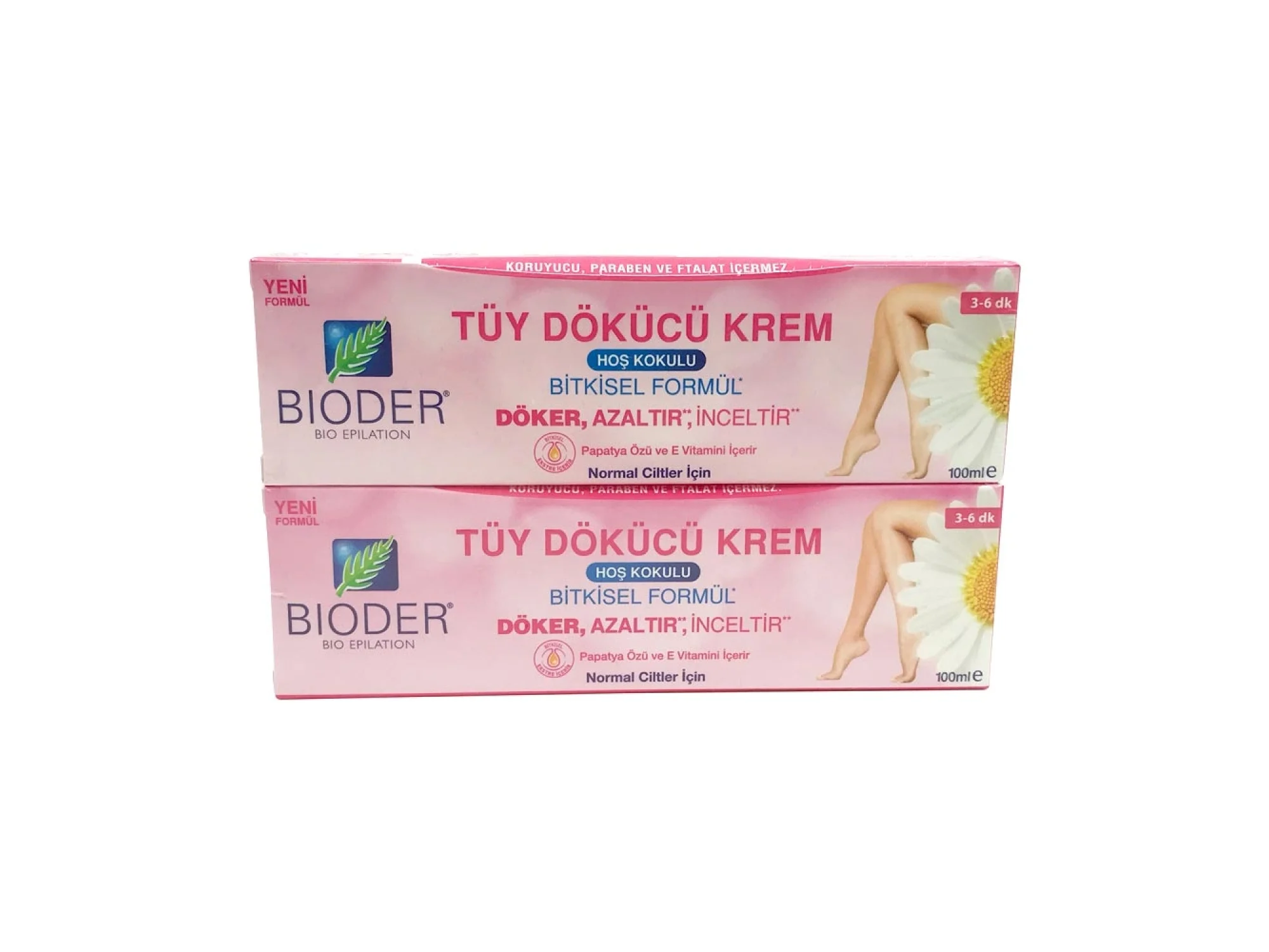 Bioder Tüy Dökücü Krem Kadınlara Özel 100 ml - 2 Adet