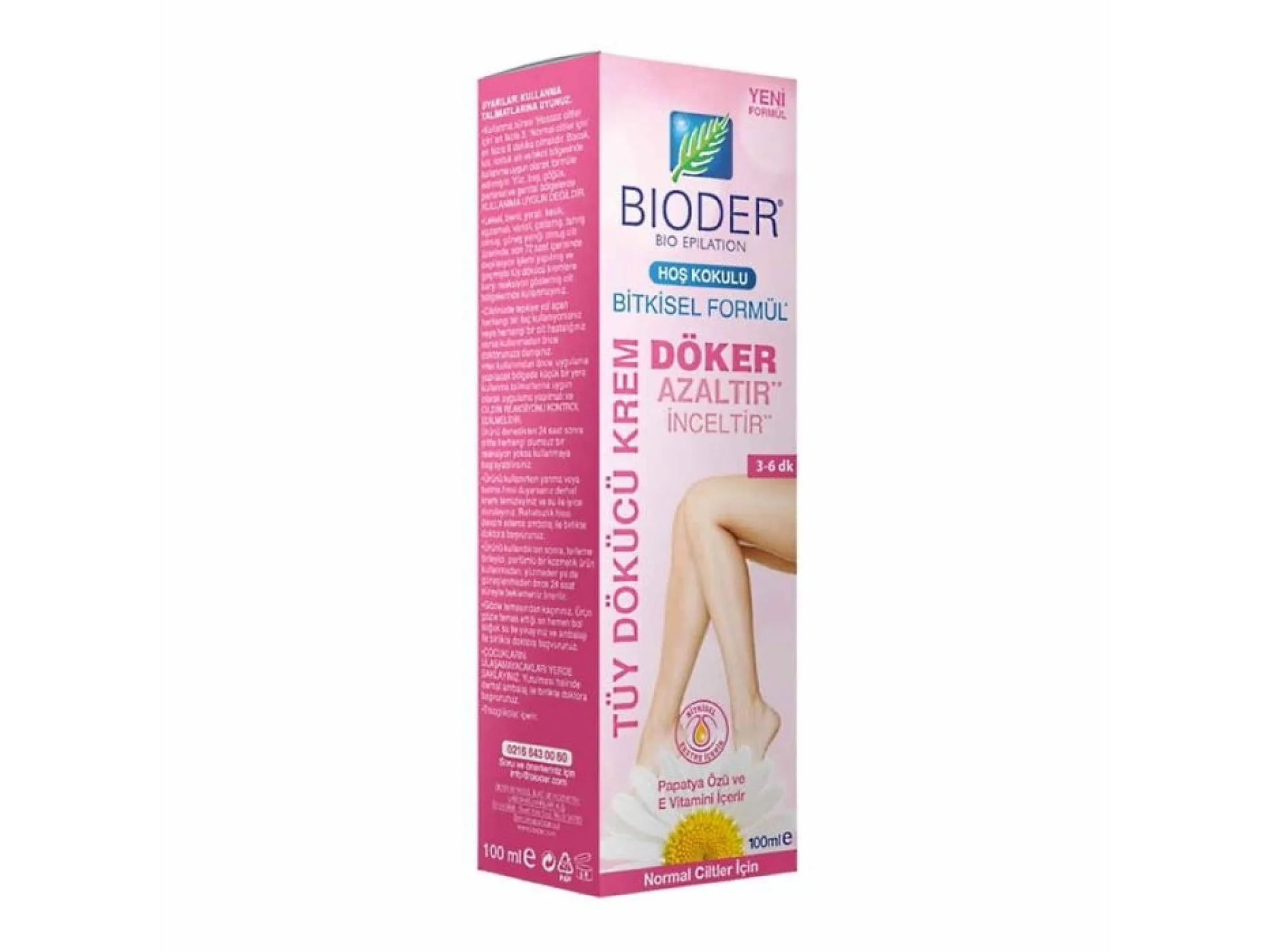 Bioder Tüy Dökücü Krem Normal Cilt 100 ml