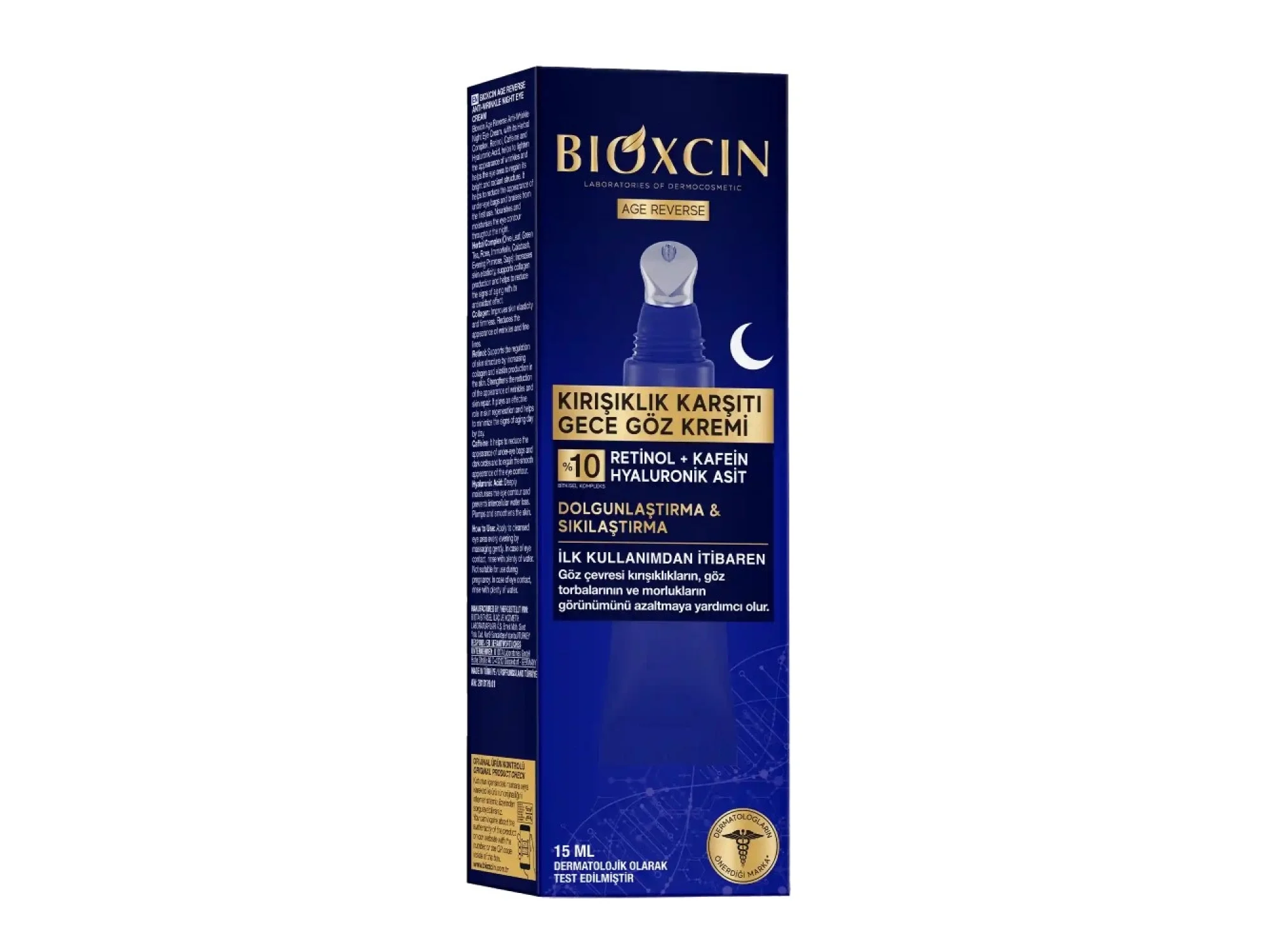 Bioxcin Age Reverse Kırışıklık Karşıtı Gece Göz Kremi 15 ml