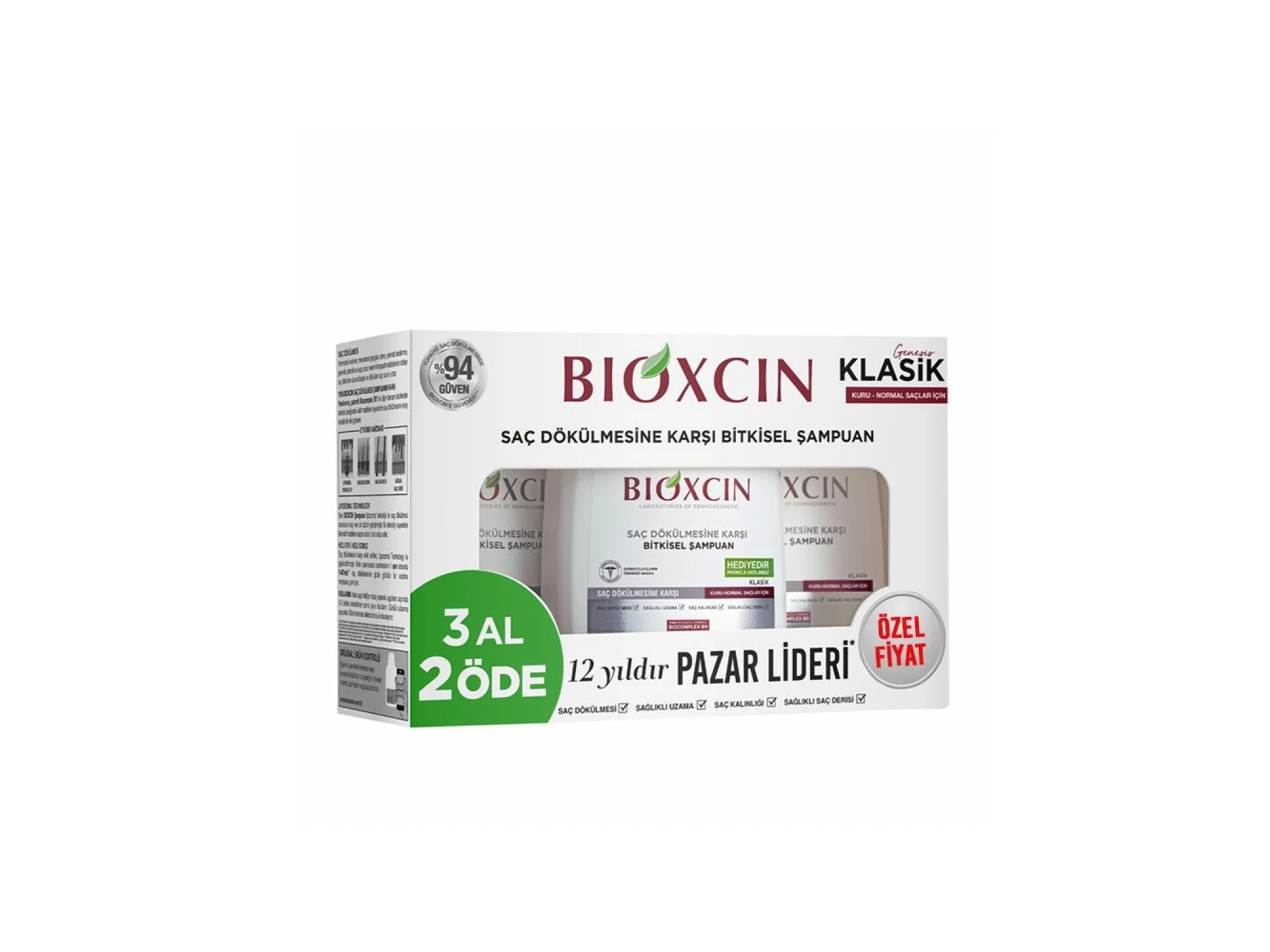 Bioxcin Genesis Kuru Saçlar İçin Şampuan 300 ml - 3 Al 2 Öde (Özel Fiyat Etiketli)