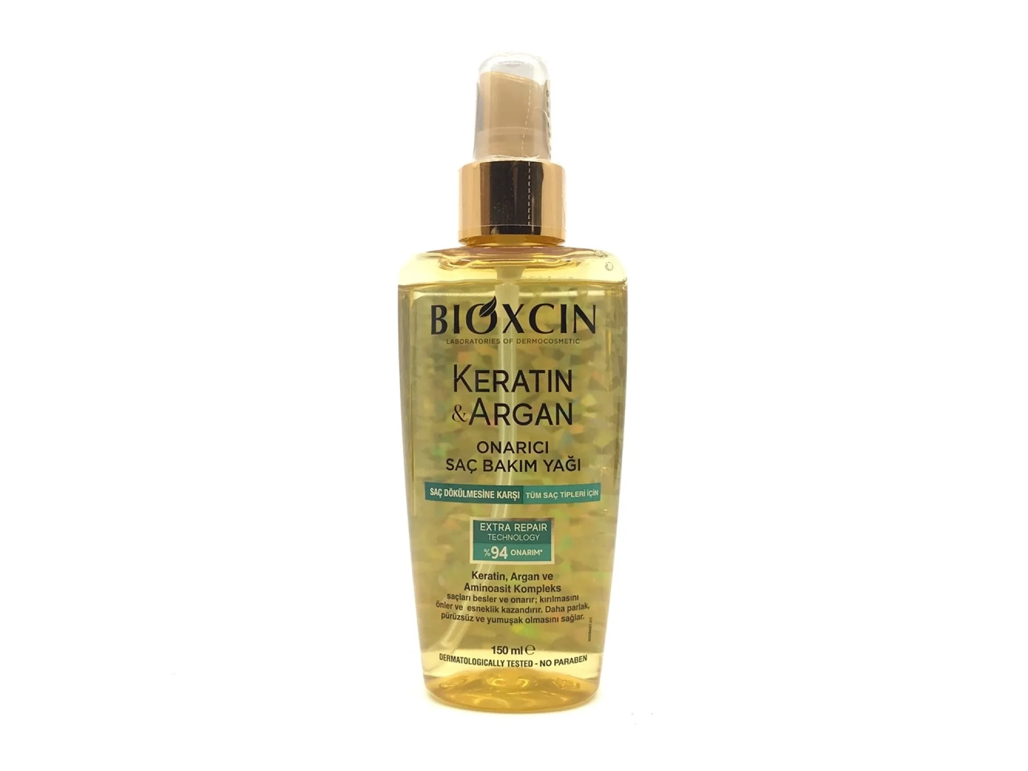 Bioxcin Saç Bakım Yağı Onarıcı Keratin  Argan 150 ml