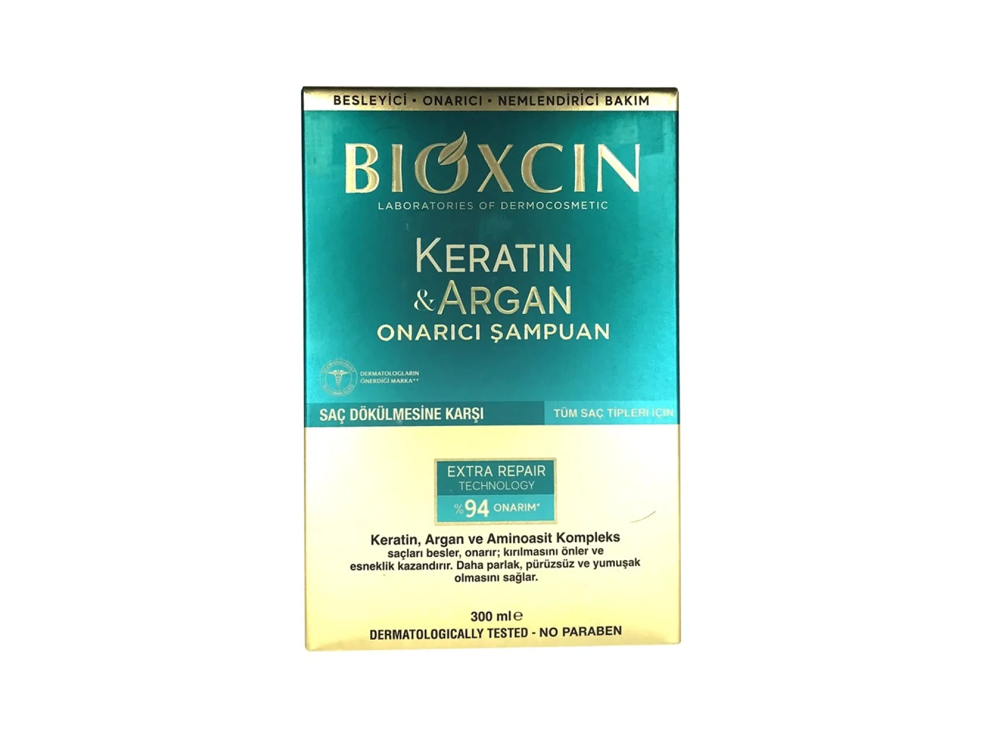 Bioxcin Şampuan Keratin Argan Onarıcı 300 ml