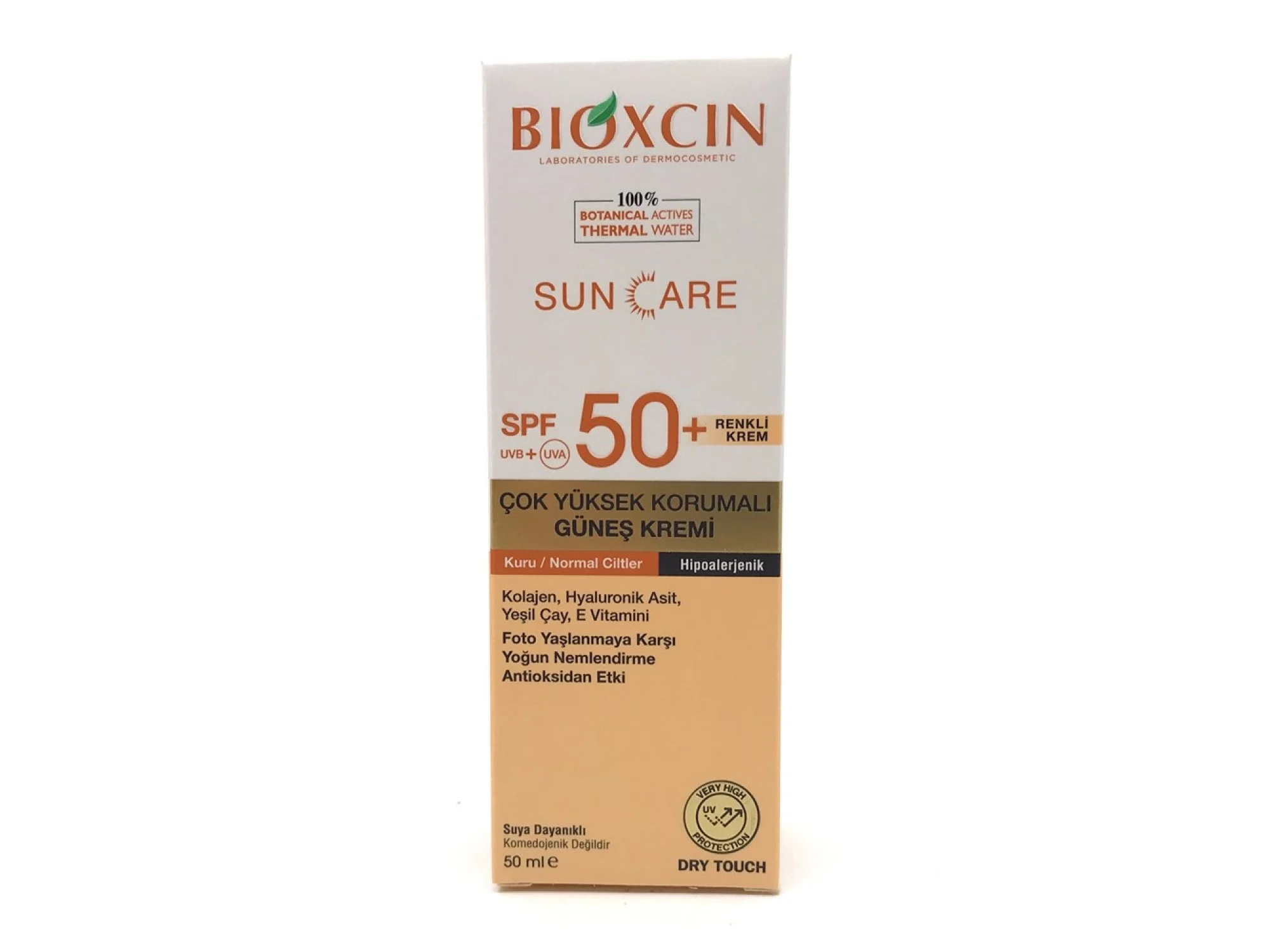Bioxcin Sun Care Güneş Krem Renkli Yüksek Korumalı Kuru  Normal Ciltler İçin SPF50+ 50 ml