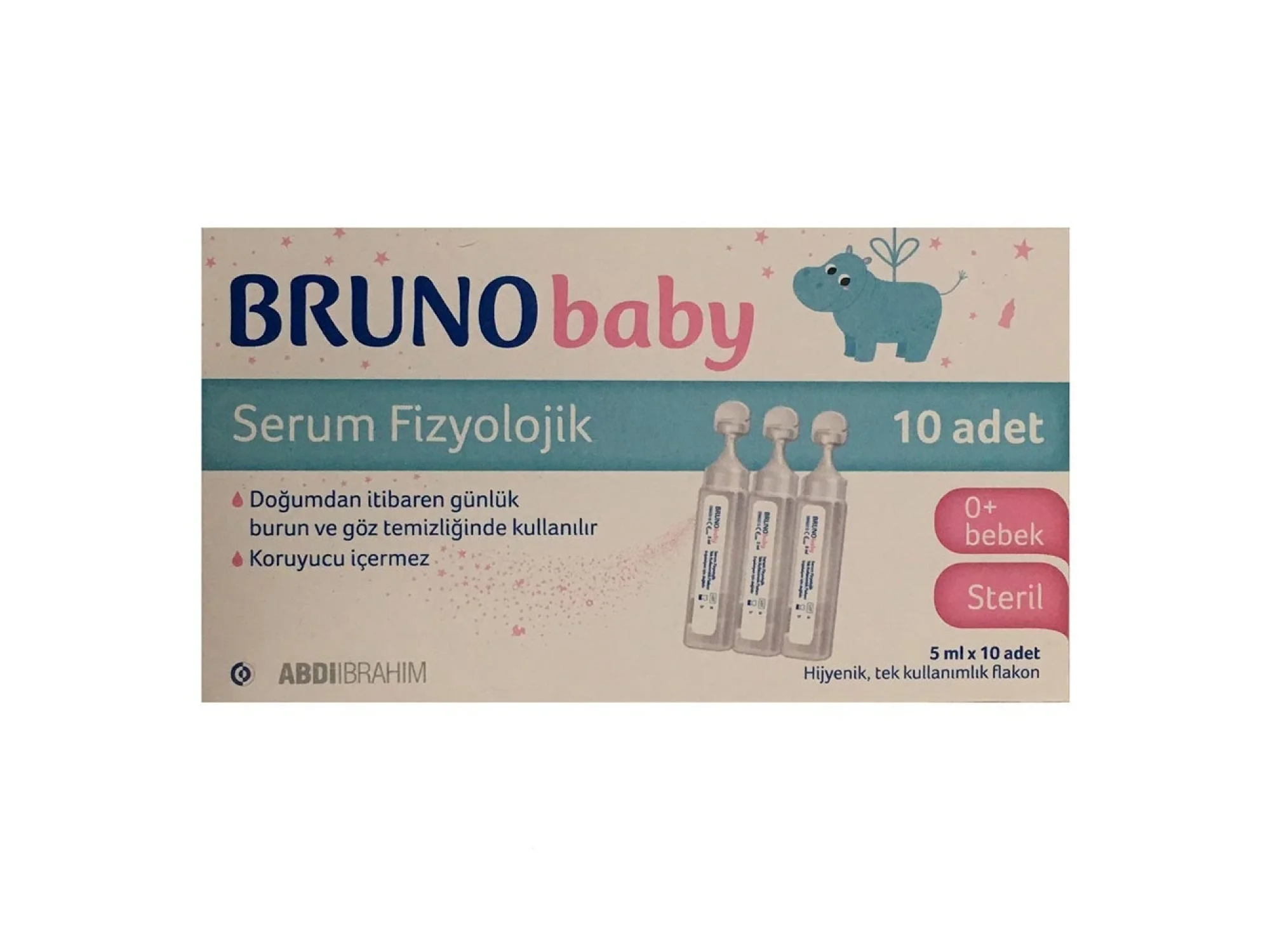 Bruno Serum Fizyolojik 5 ml x 10 Flakon