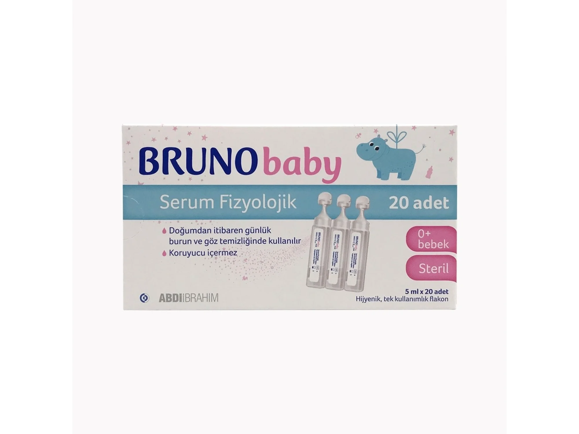 Bruno Serum Fizyolojik 5 ml x 20 Flakon