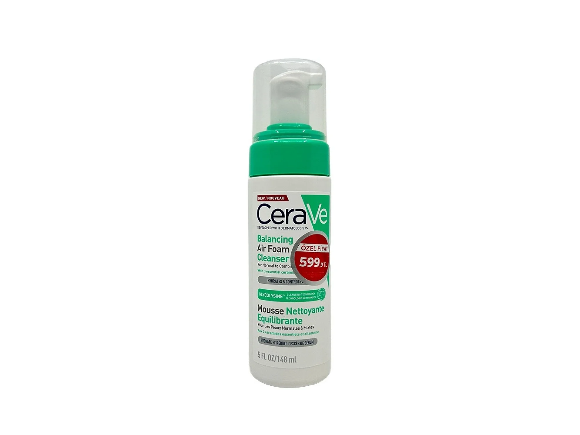 Cerave Balancing Air Foam Cleanser 148 ml - 599,90 TL İndirim Etiketli