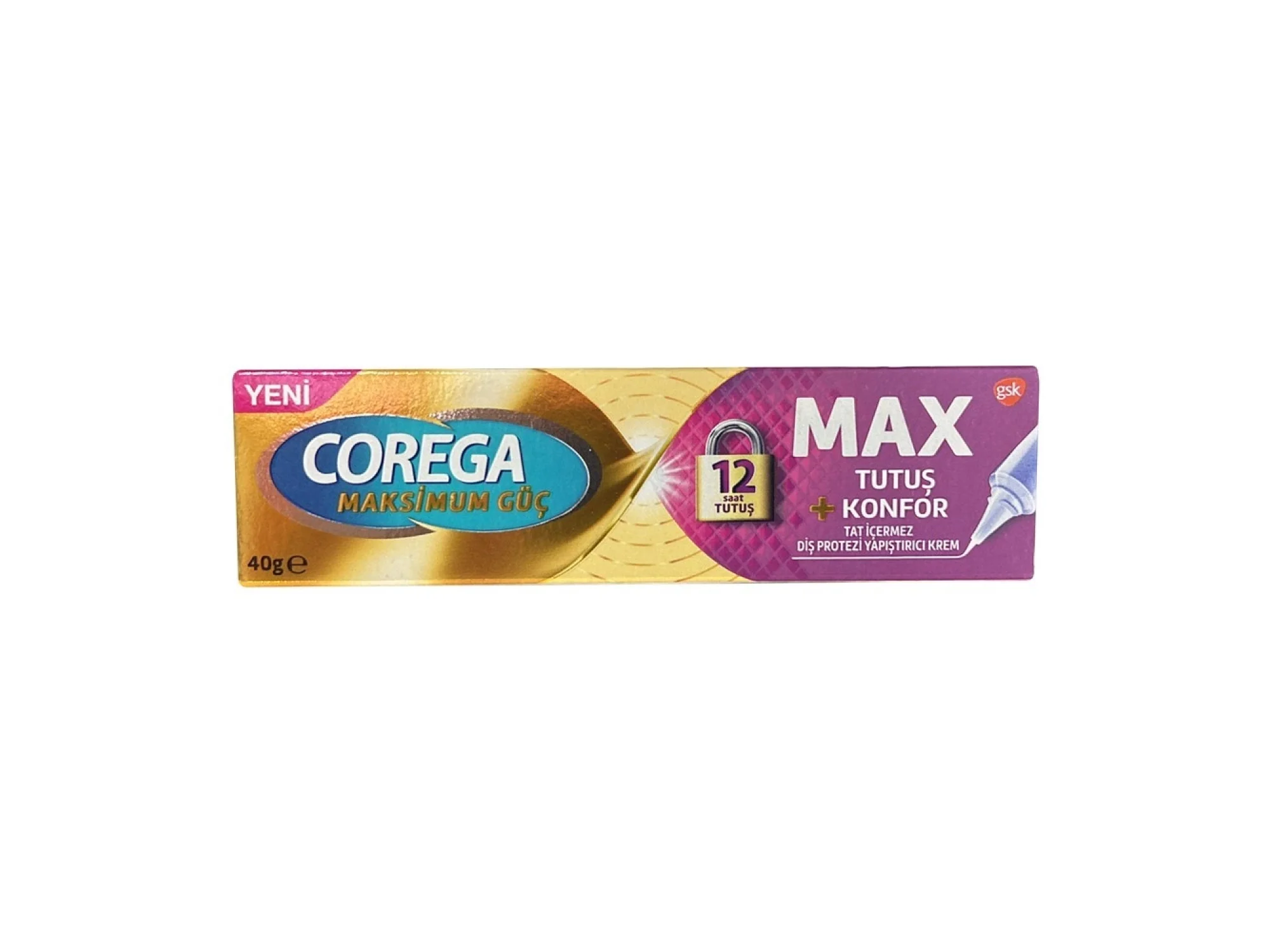 Corega Diş Protez Yapıştırıcı Krem Yastık Konforu 40 gr
