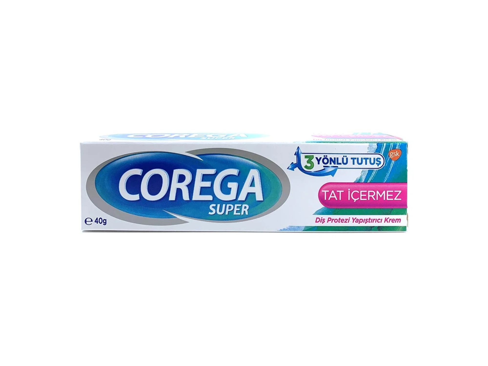 Corega Super Diş Protezi Yapıştırıcı Tat İçermez Krem 40 gr