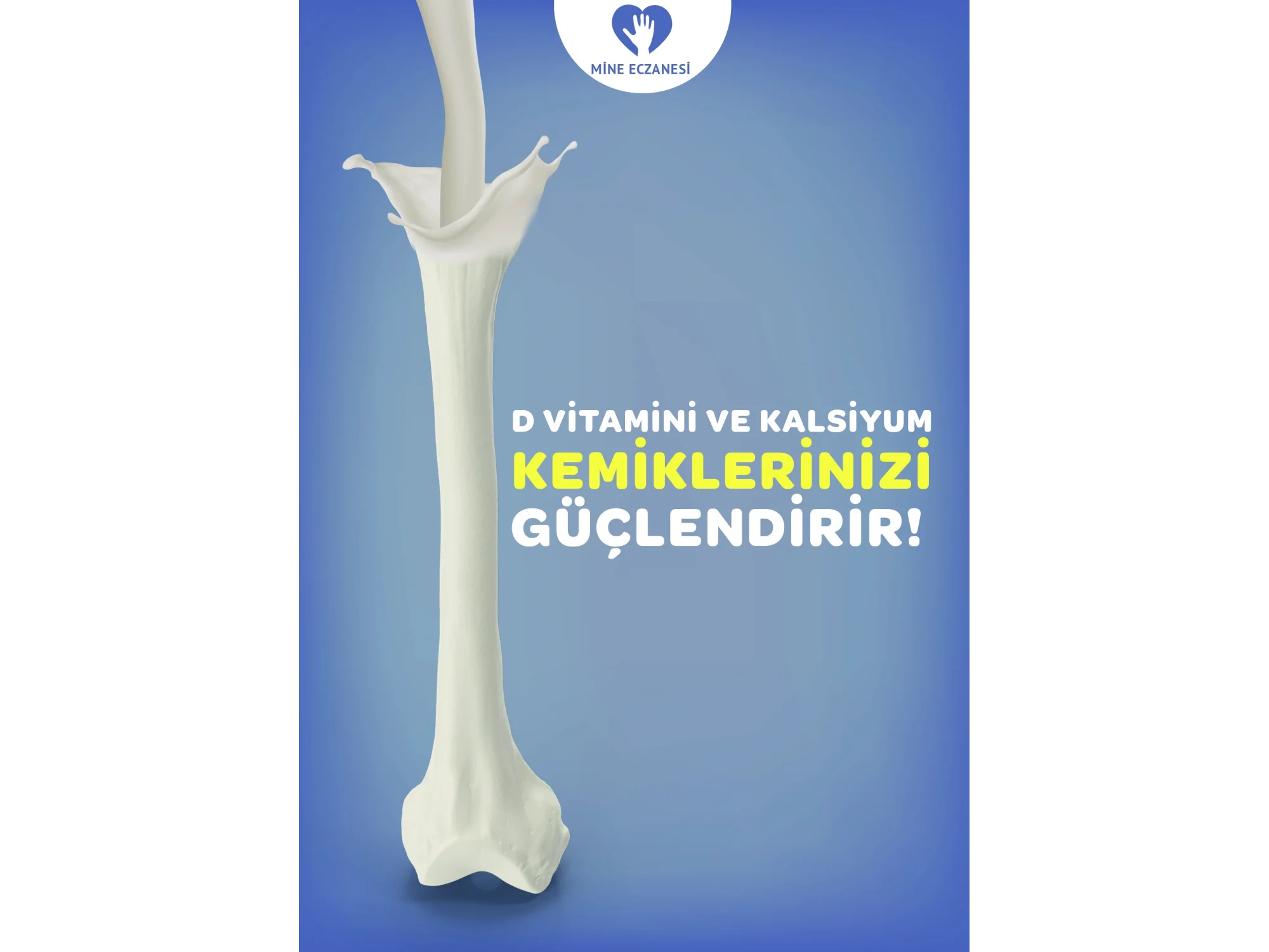 D Vitaminni - Kalsiyum Afiş & Poster