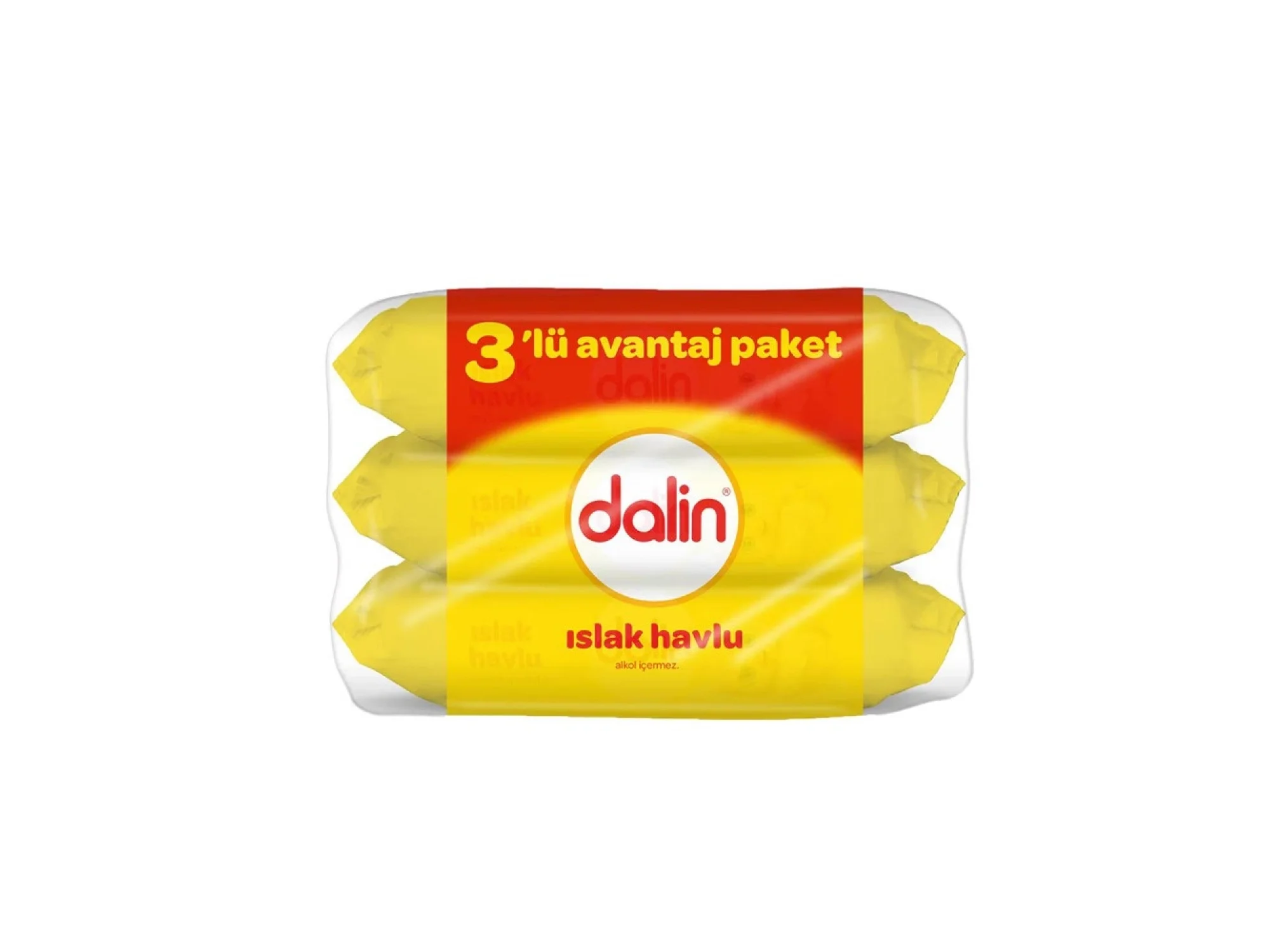 Dalin Islak Havlu 3lü Paket - 56 Adet x 3