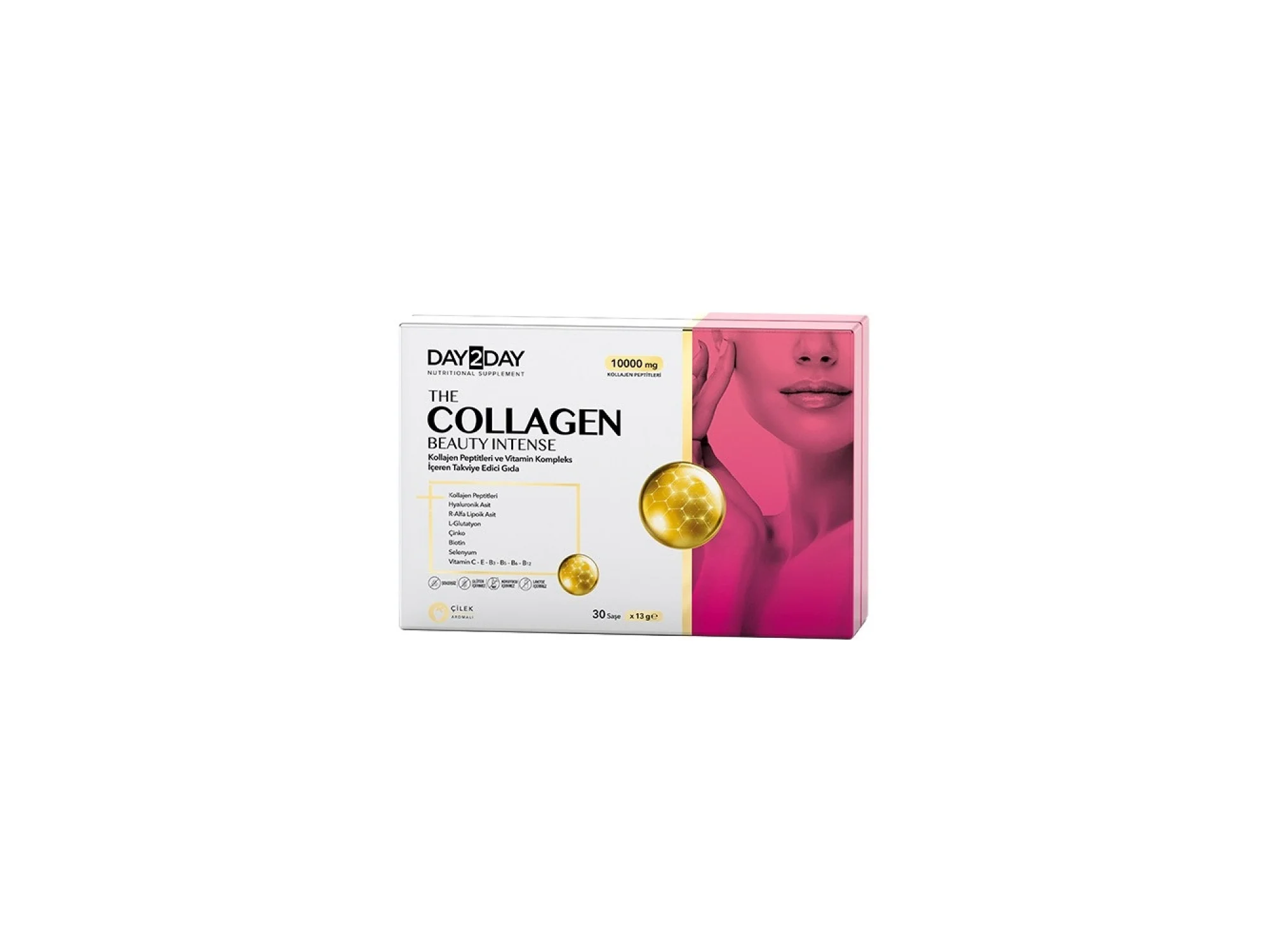 Day2Day The Collagen Beauty Intense Çilek Aromalı 30 Saşe