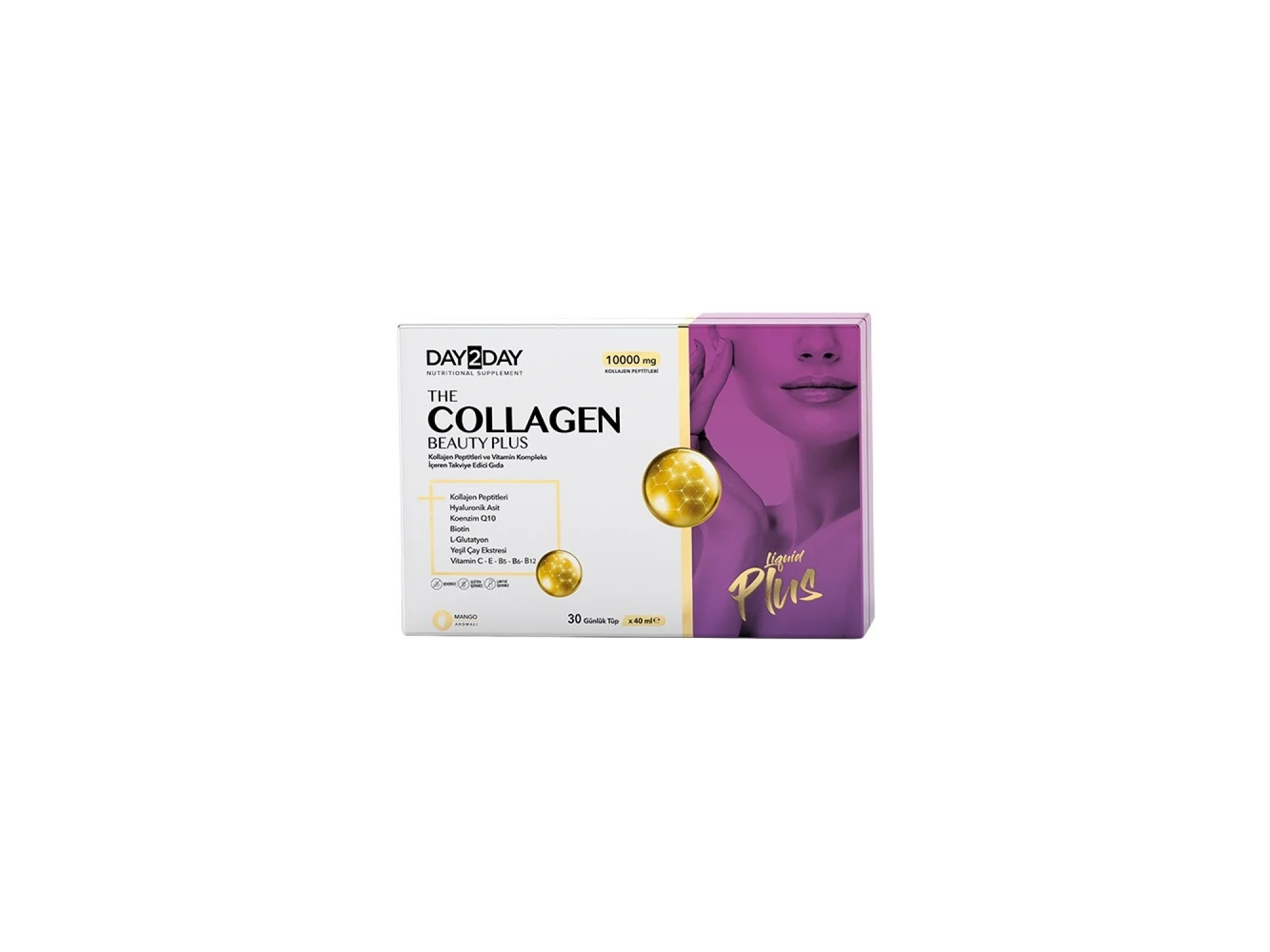 Day2Day The Collagen Beauty Plus Mango Aromalı 30 Tüp x 40 ml