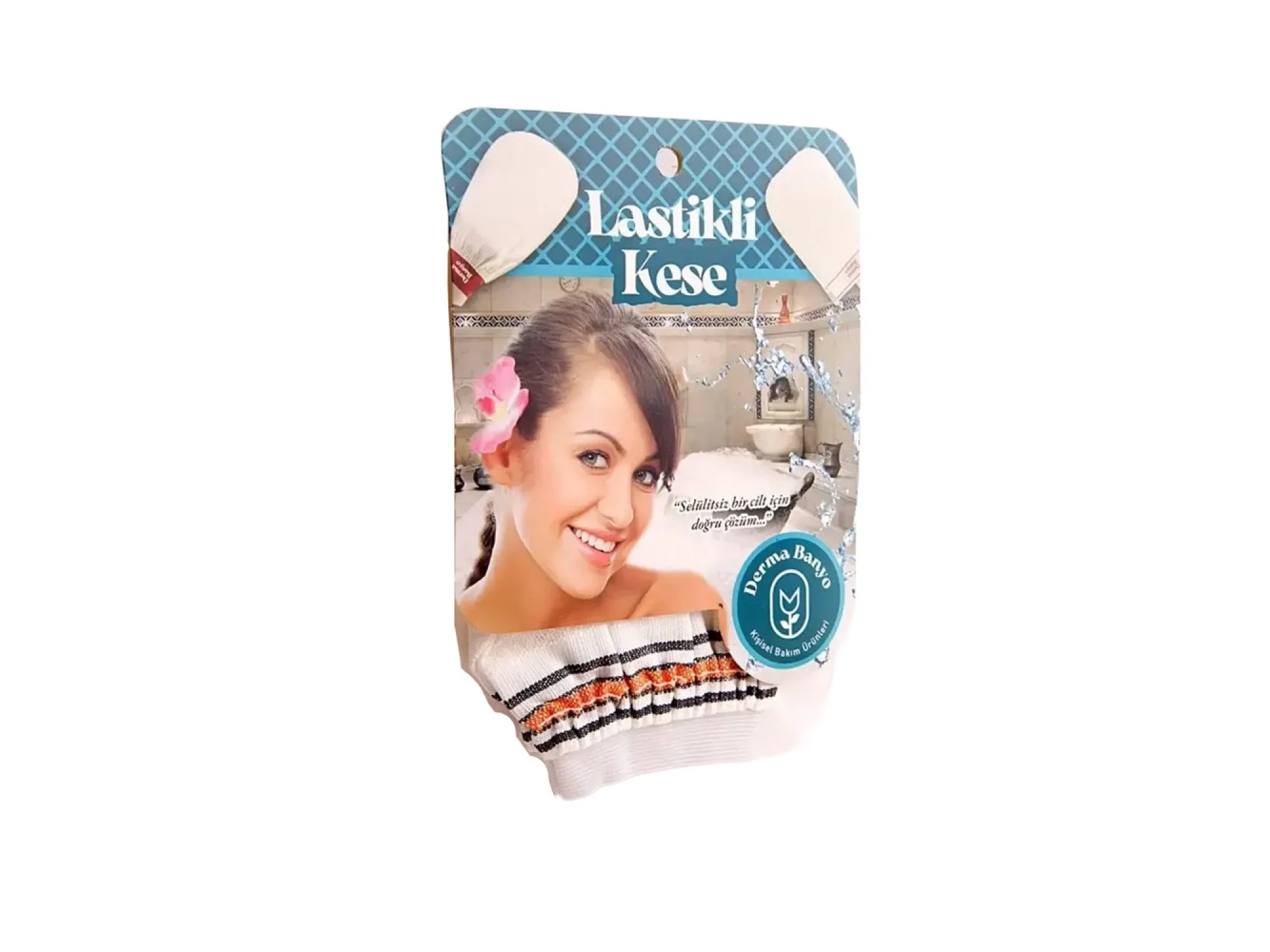 Derma Banyo Krep Lastikli Kese