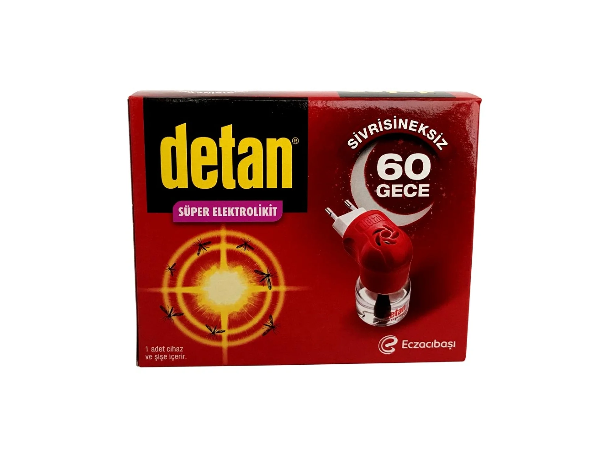 Detan 60 Gece Süper Elektrolikit Cihaz + Yedek