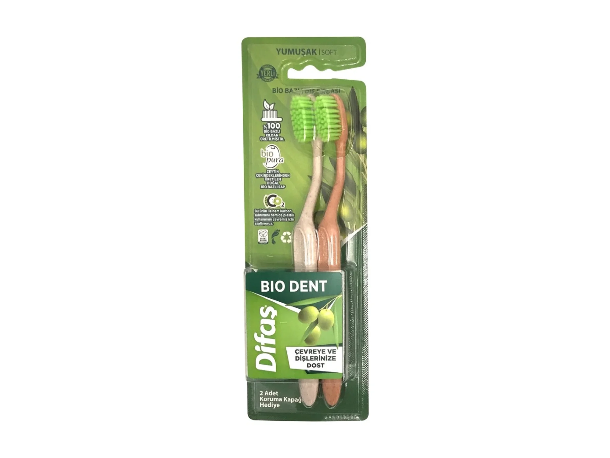 Difaş Bio Dent Yumuşak Diş Firçası 1+1