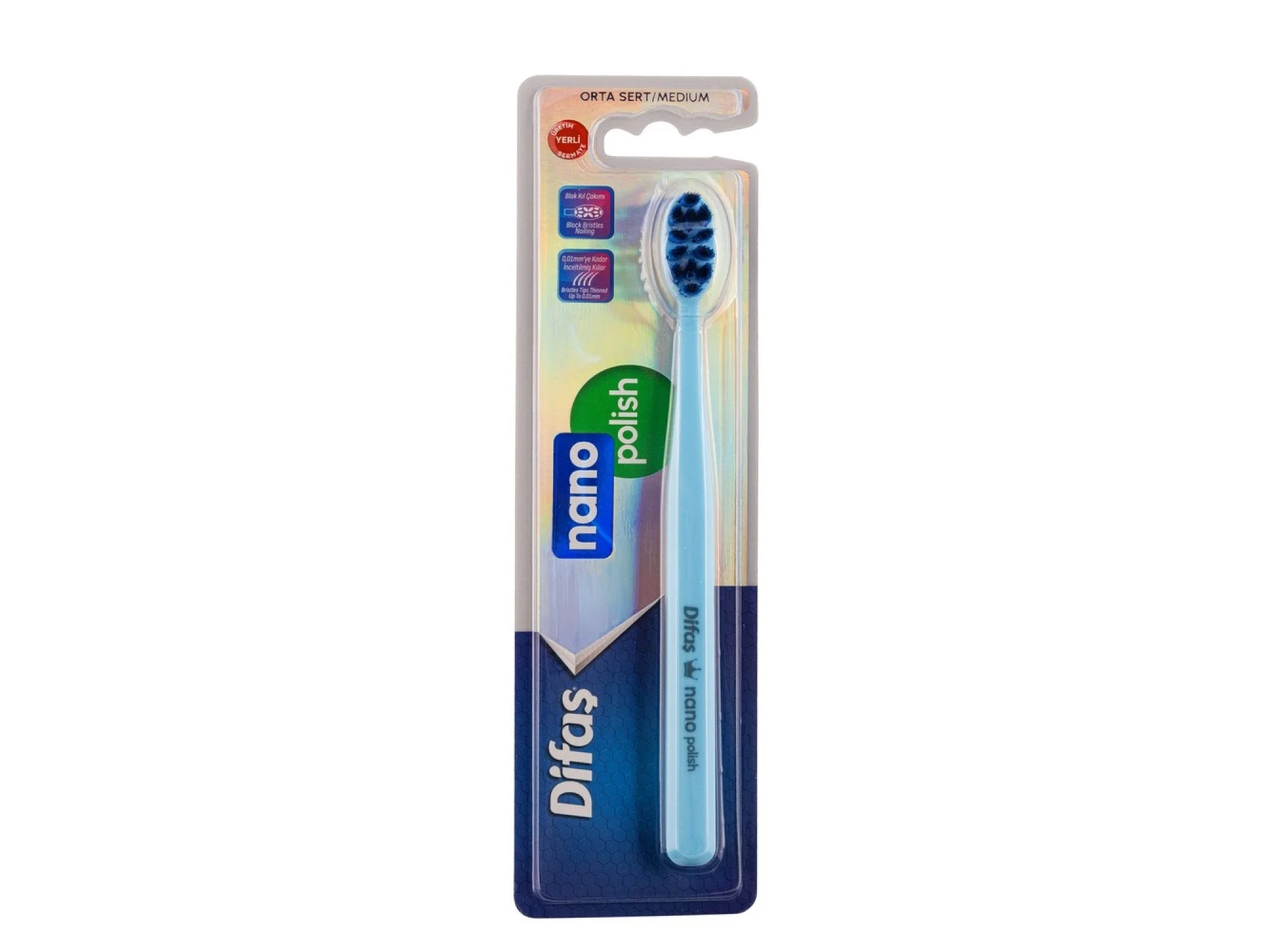 Difaş Nano Polish Orta Sert (Medium) Diş Fırçası